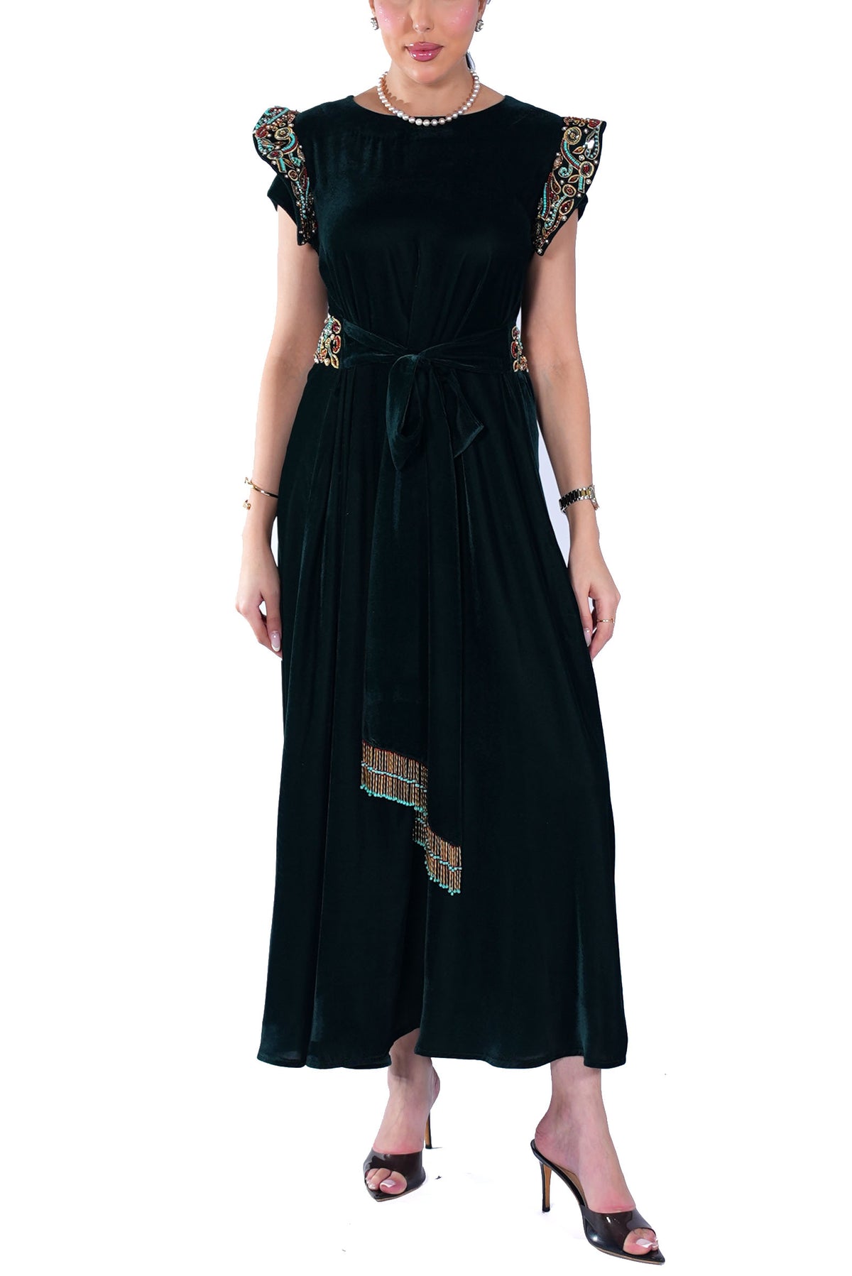 Salwa Emerald Wings Dress