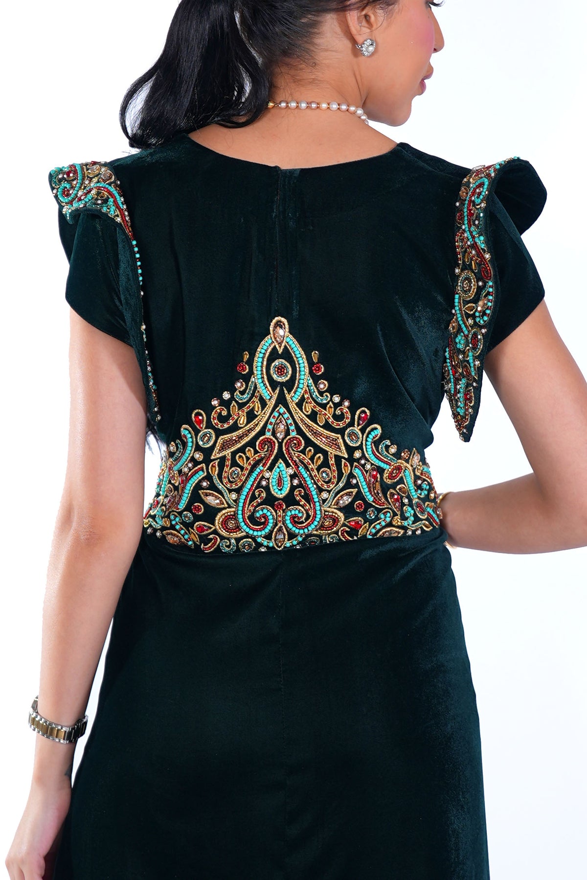 Salwa Emerald Wings Dress