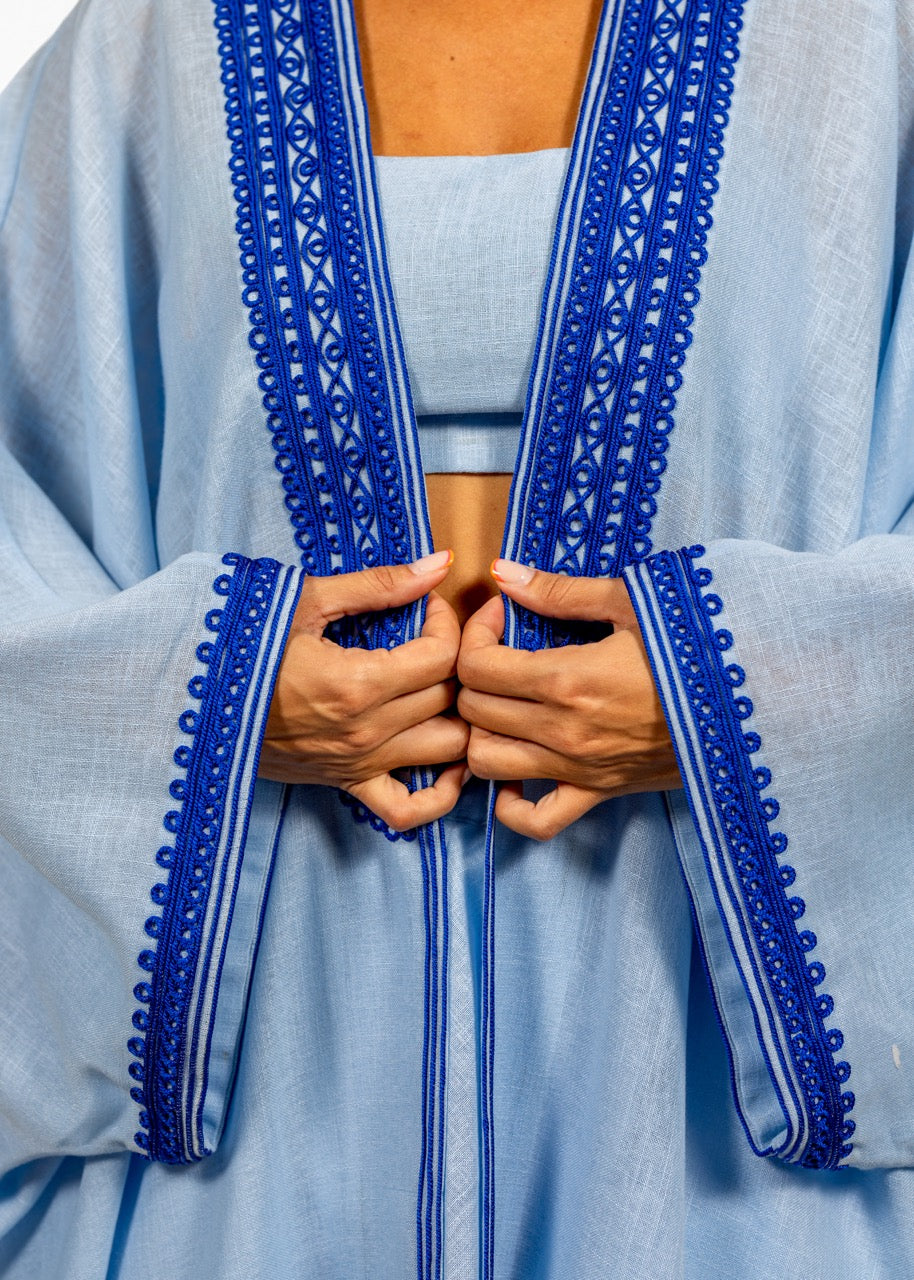 Blue Current Bisht