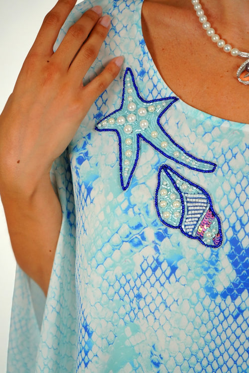 Azura Sea Silk Top