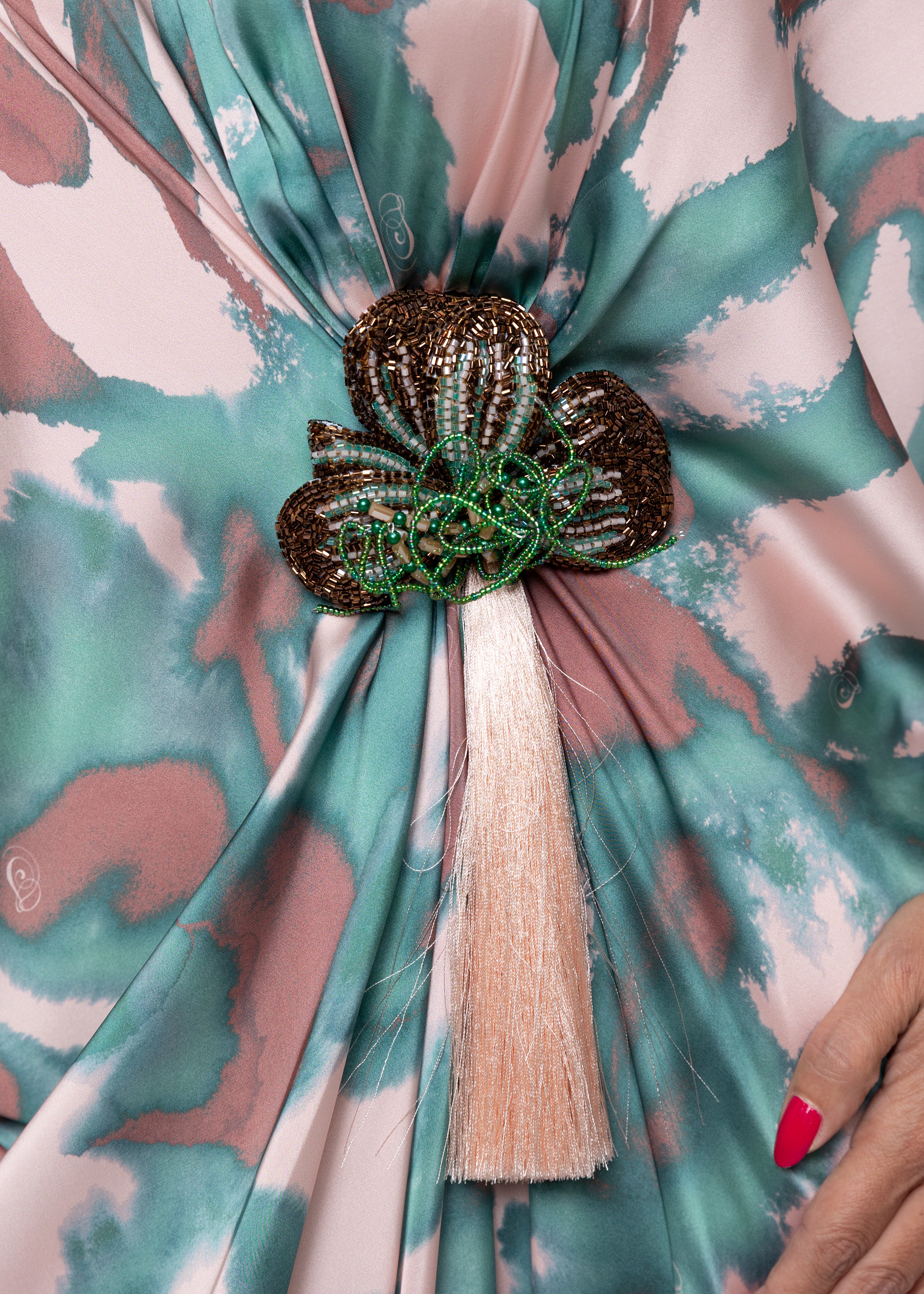 Jewl Silk Couture Kaftan