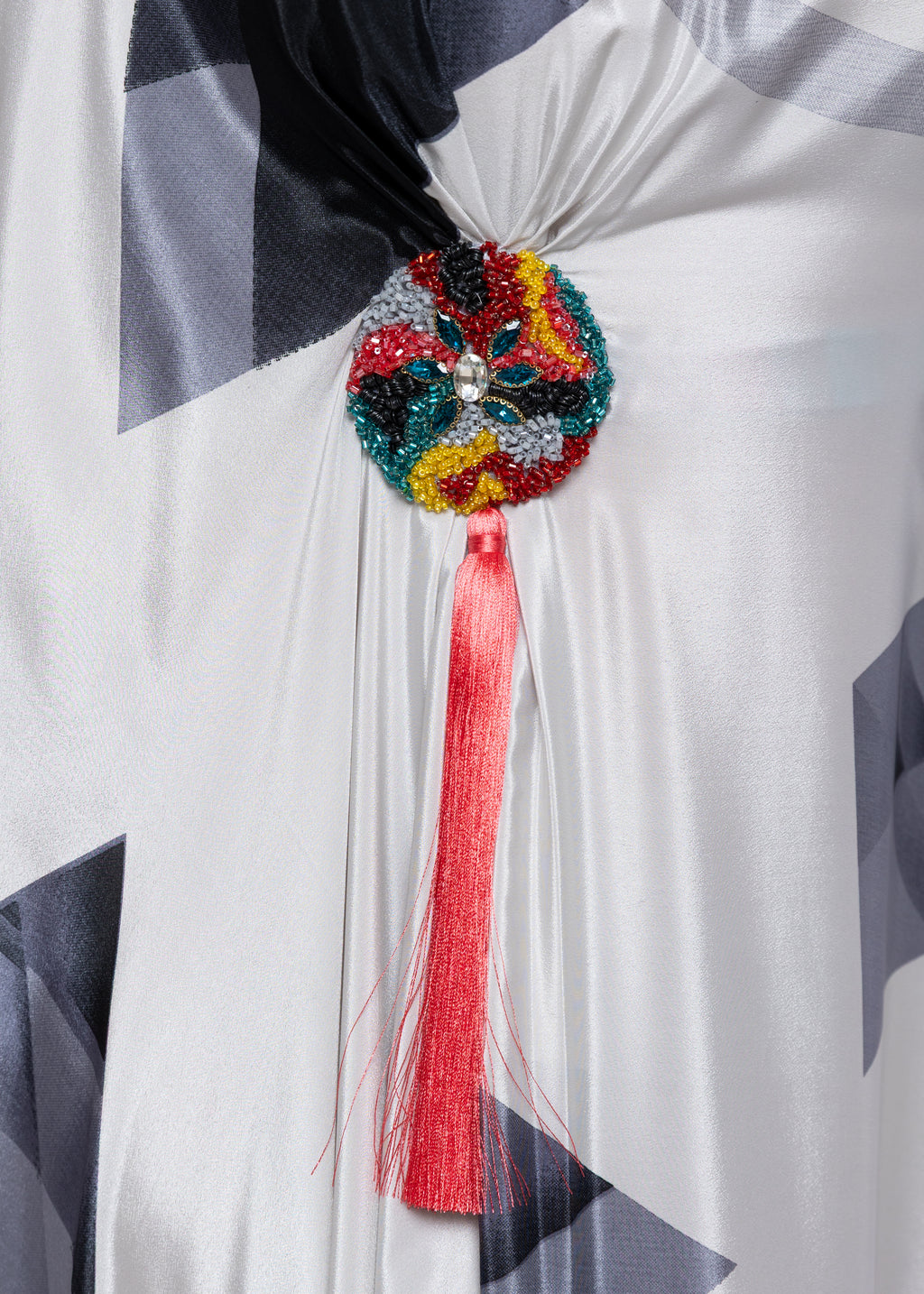 Ruba Prism Silk Couture Kaftan