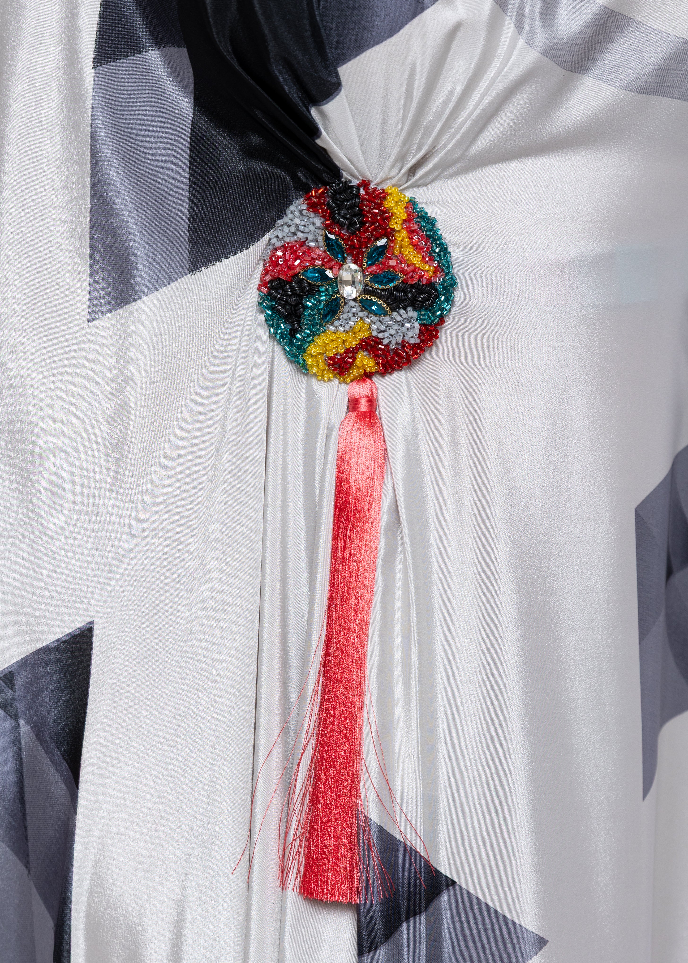 Ruba Prism Silk Couture Kaftan