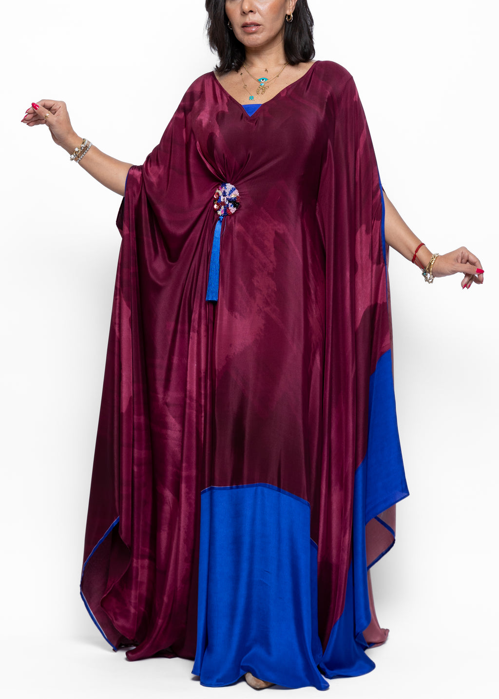 Jawhara Royale Silk Kaftan