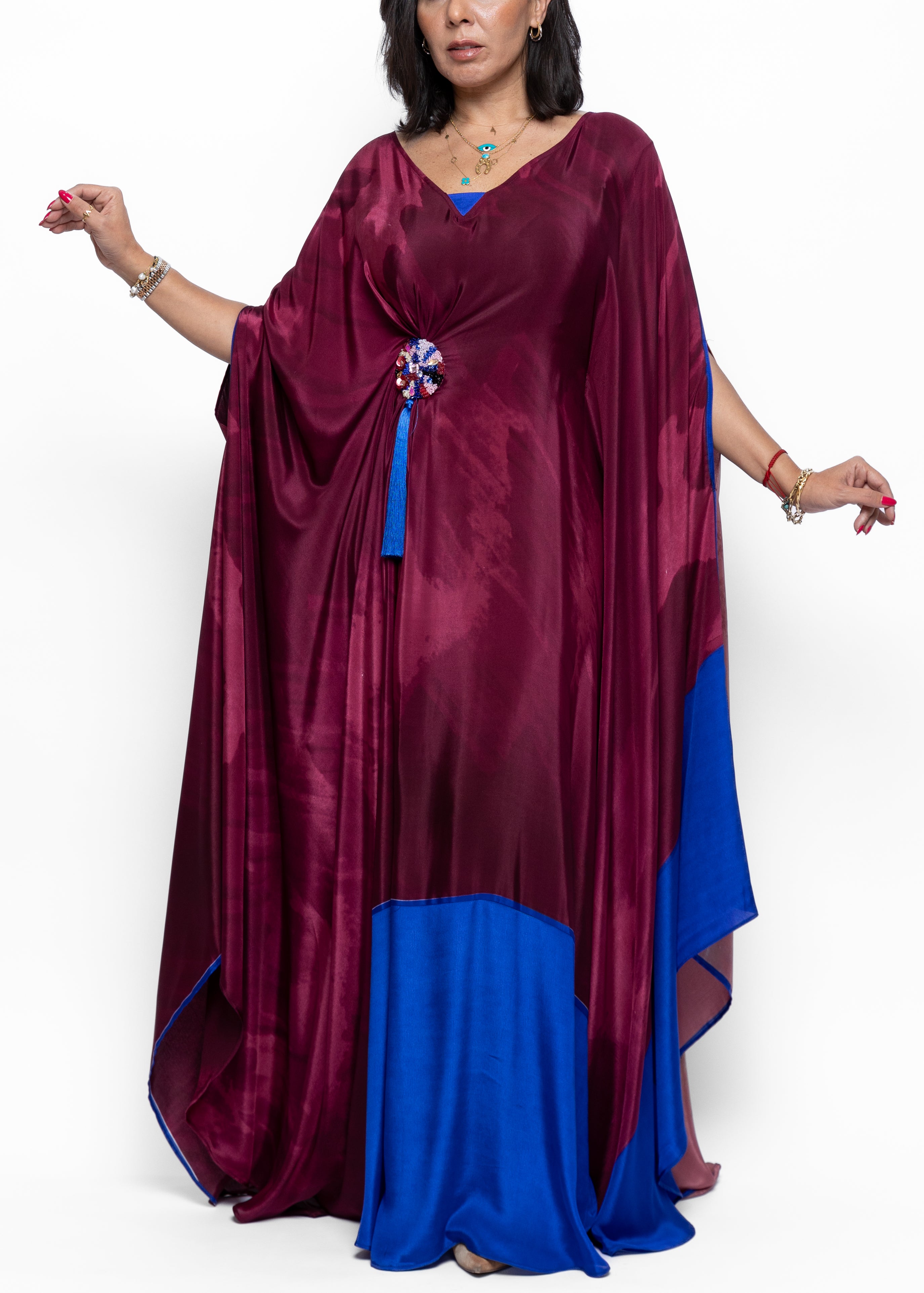 Jawhara Royale Silk Kaftan