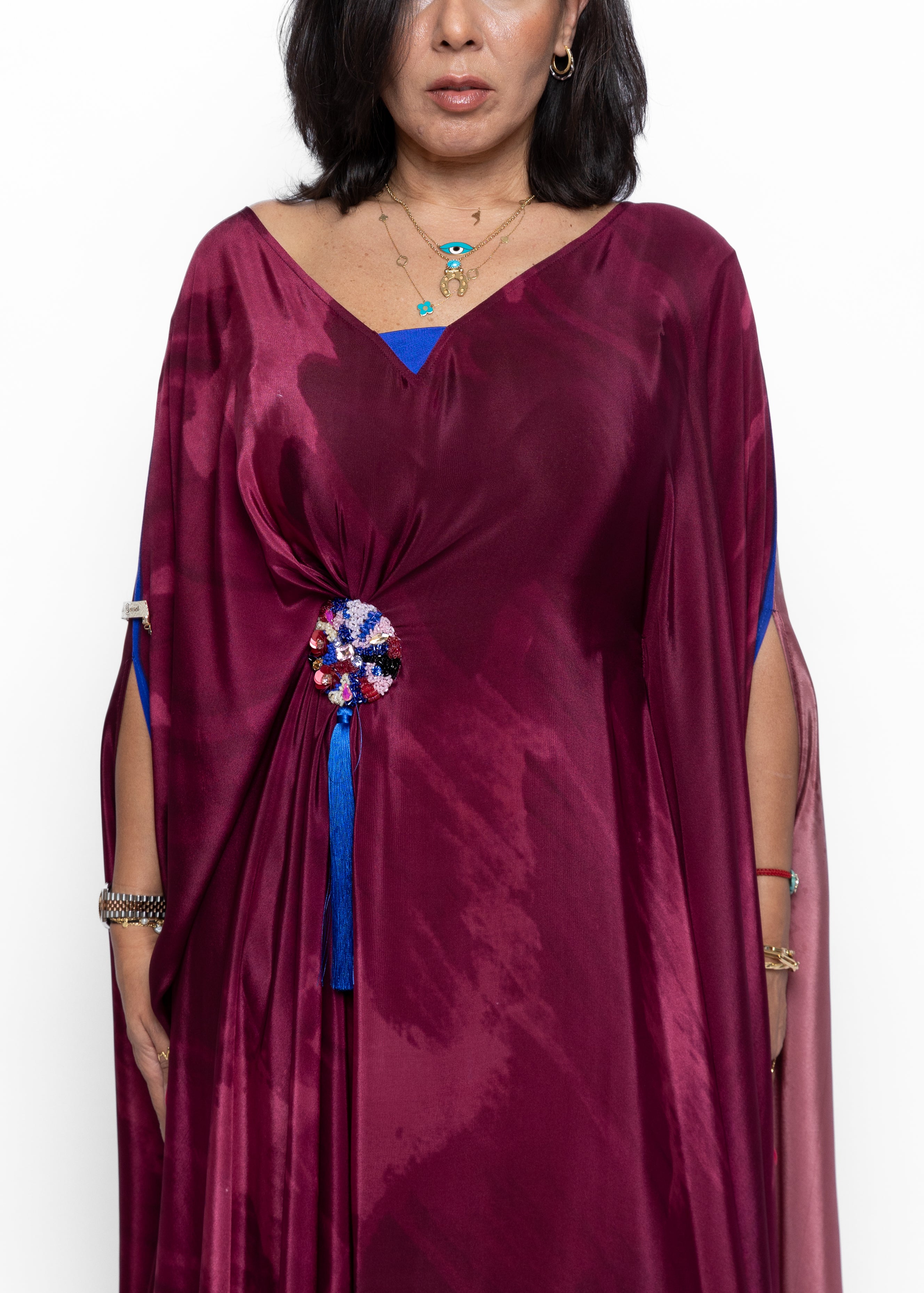 Jawhara Royale Silk Kaftan
