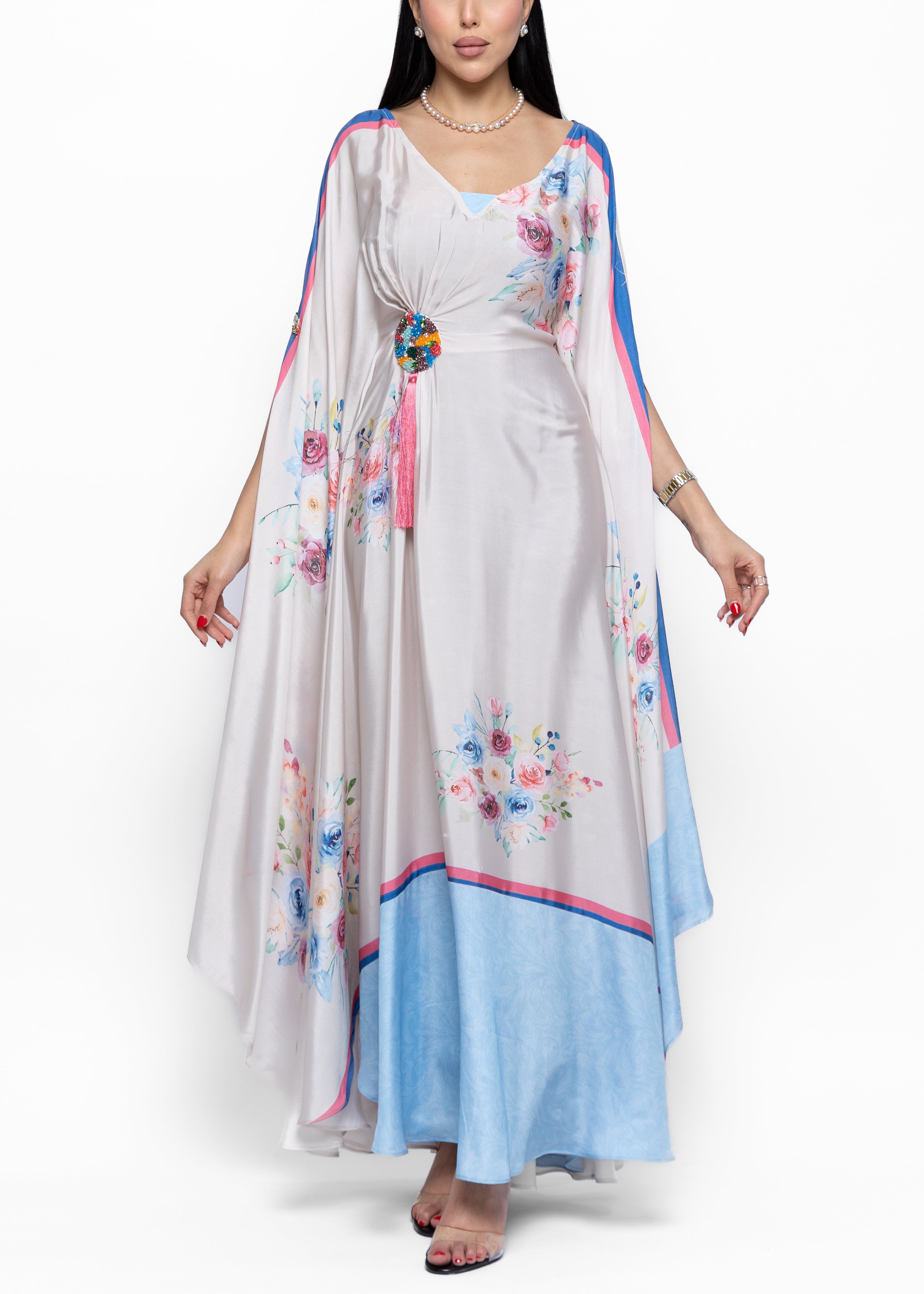 Layla Rosé Bloom Kaftan