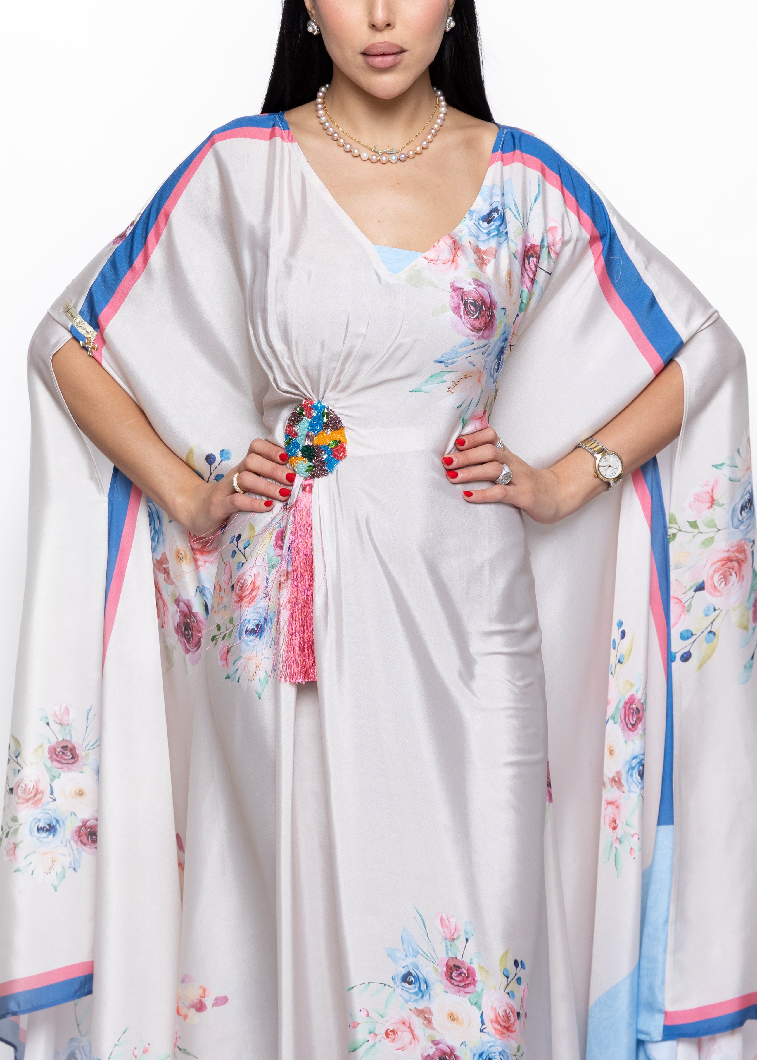 Layla Rosé Bloom Kaftan