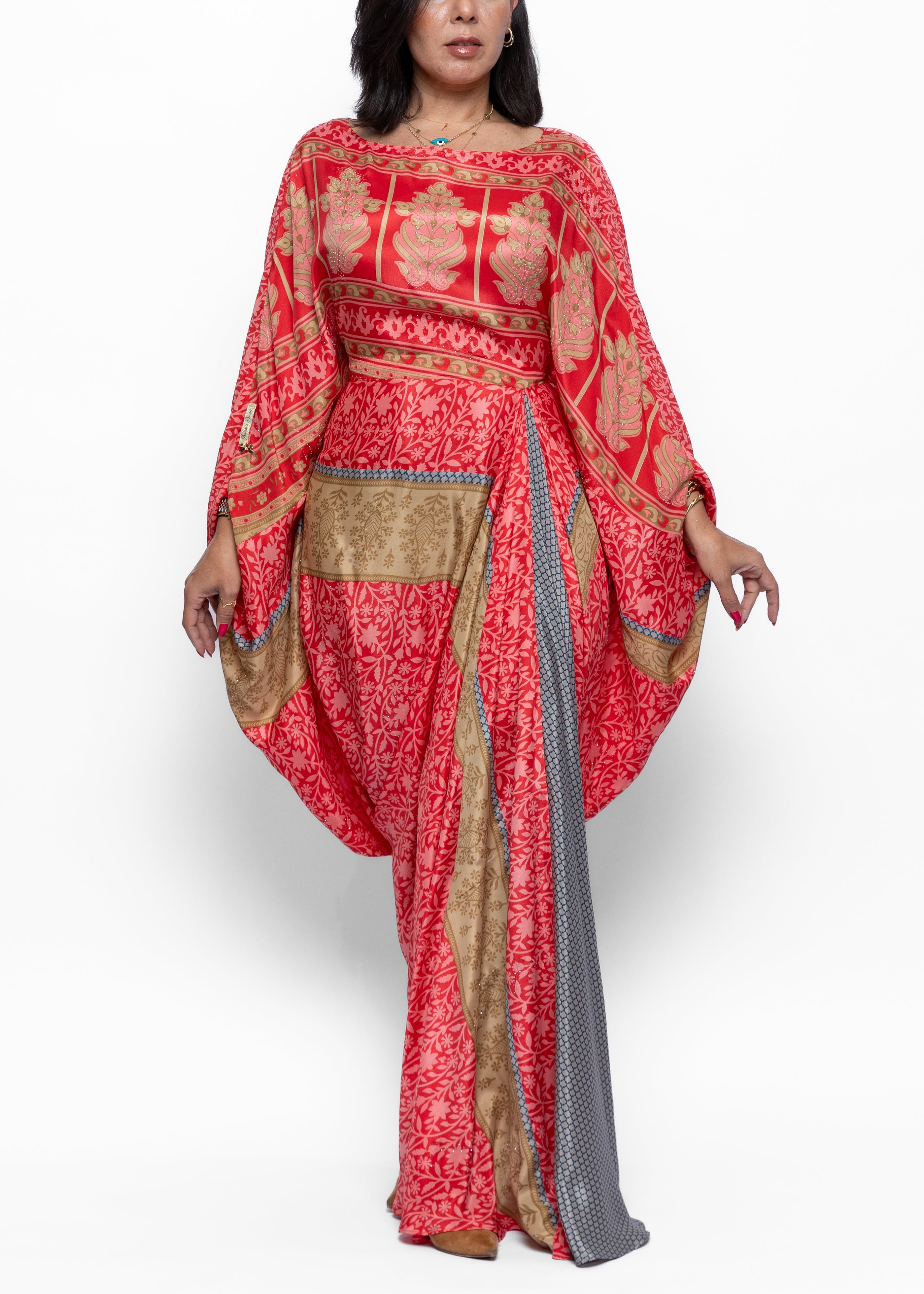 Aseel Crepe Couture Kaftan