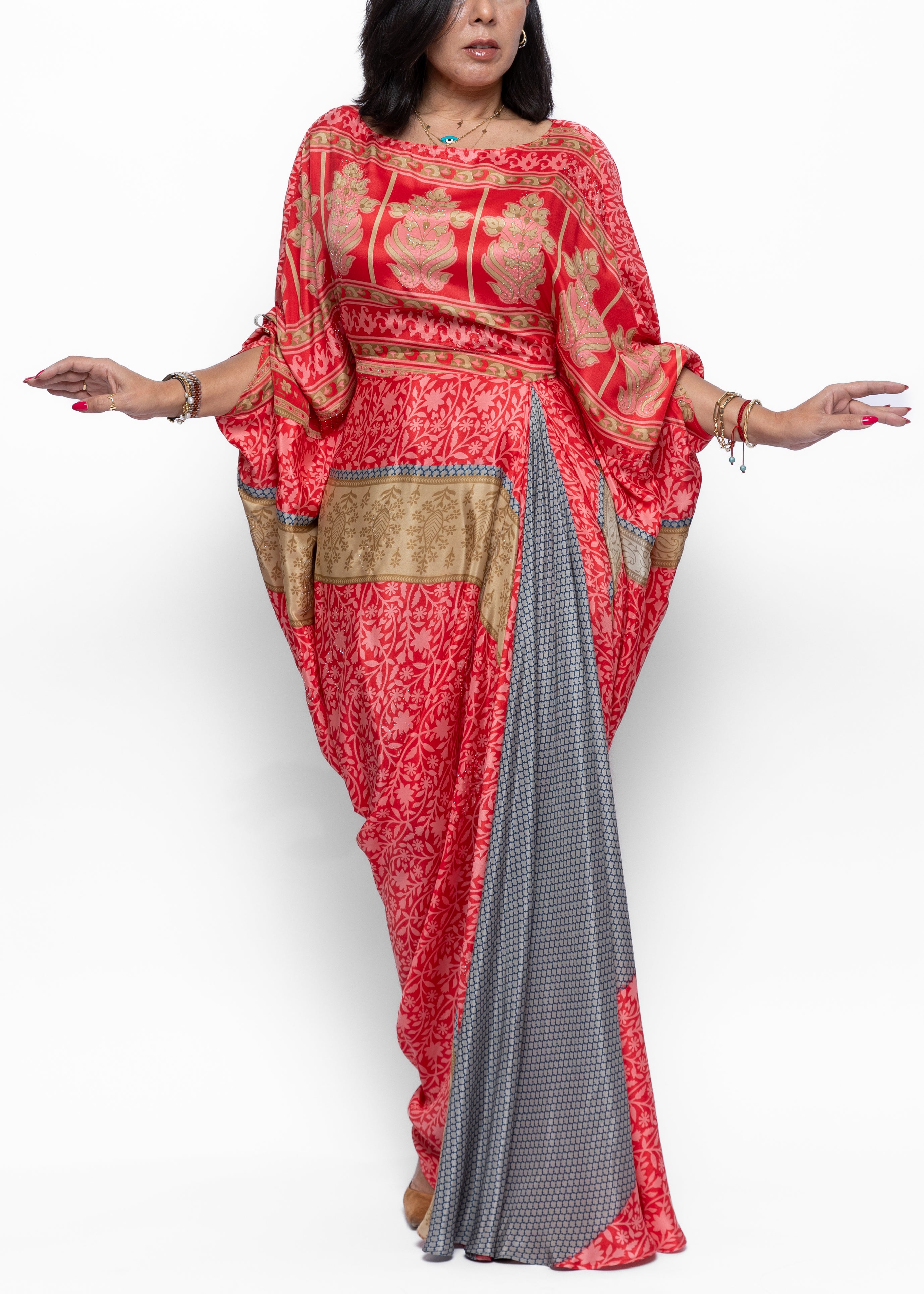 Aseel Crepe Couture Kaftan
