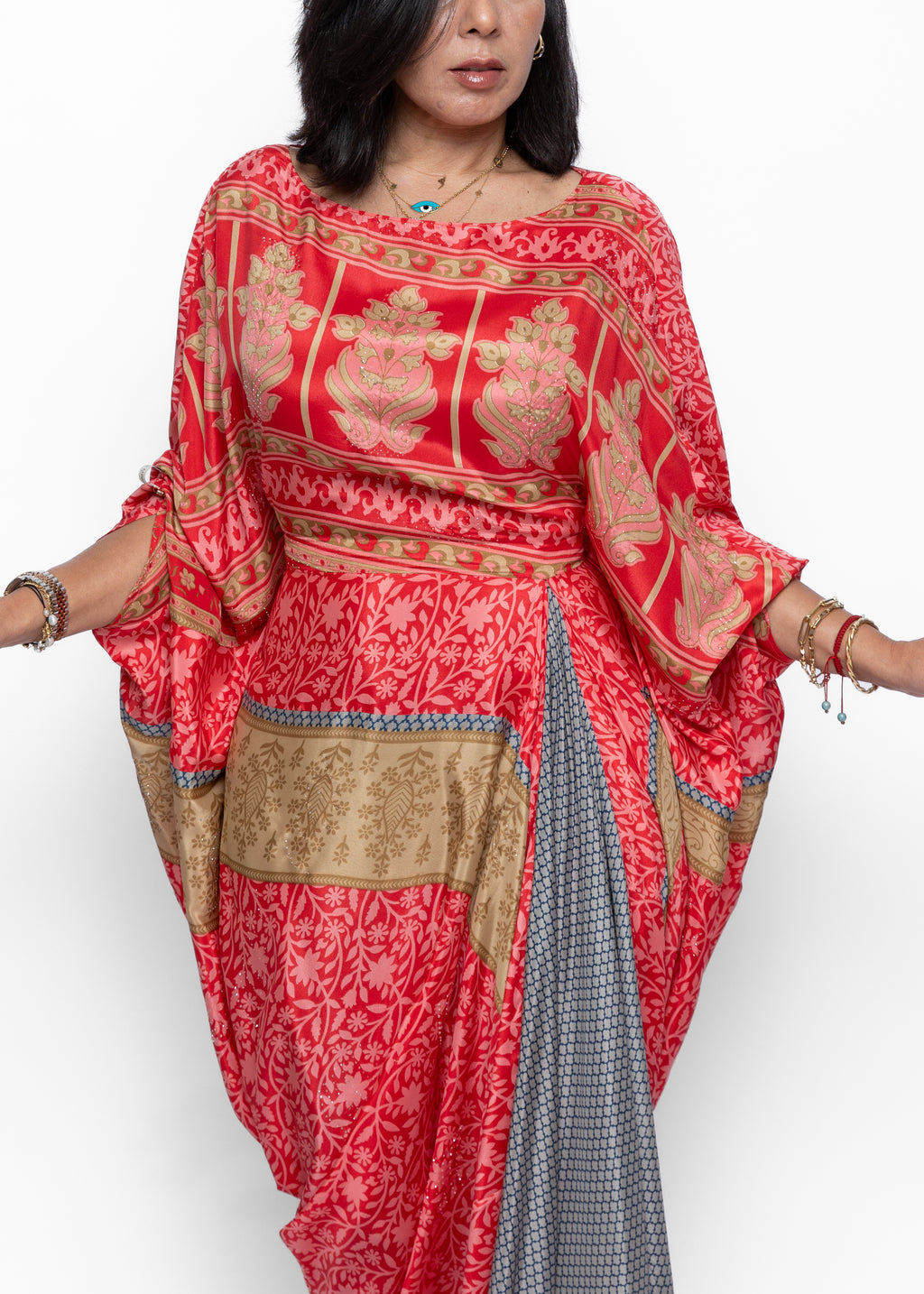 Aseel Crepe Couture Kaftan
