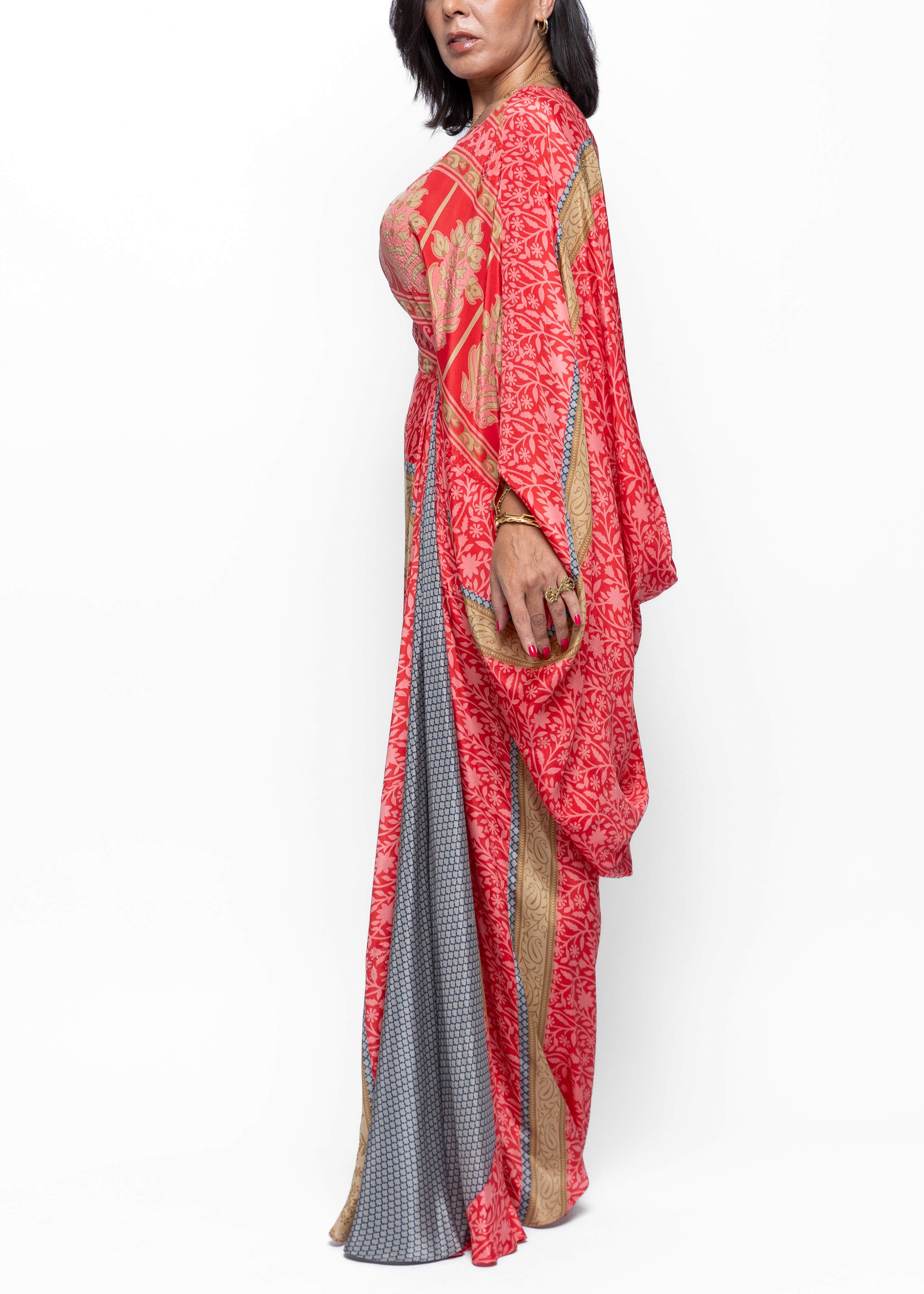 Aseel Crepe Couture Kaftan