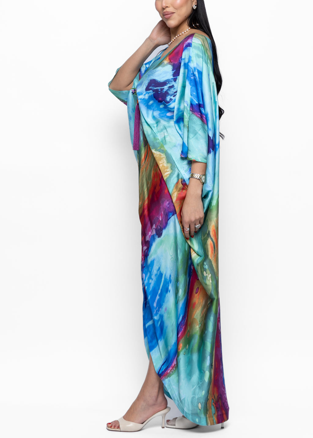 Safa Aurora Silk Couture Kaftan