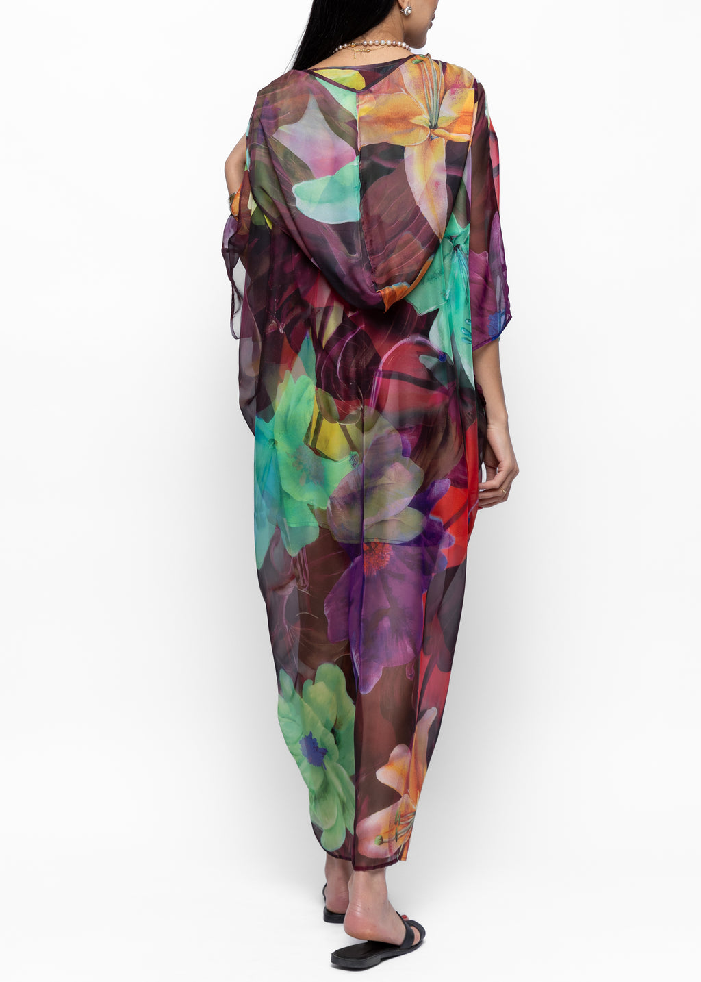 Alya Jardin Silk Couture Kaftan