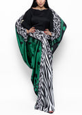 Misk Green Polka Couture Kaftan