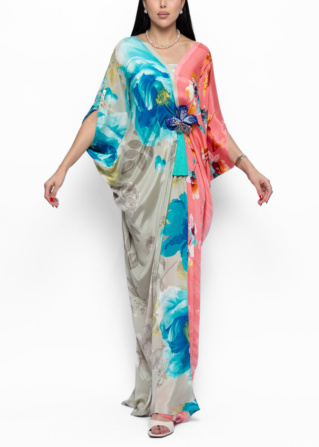 Razan Bloom Butterfly Kaftan