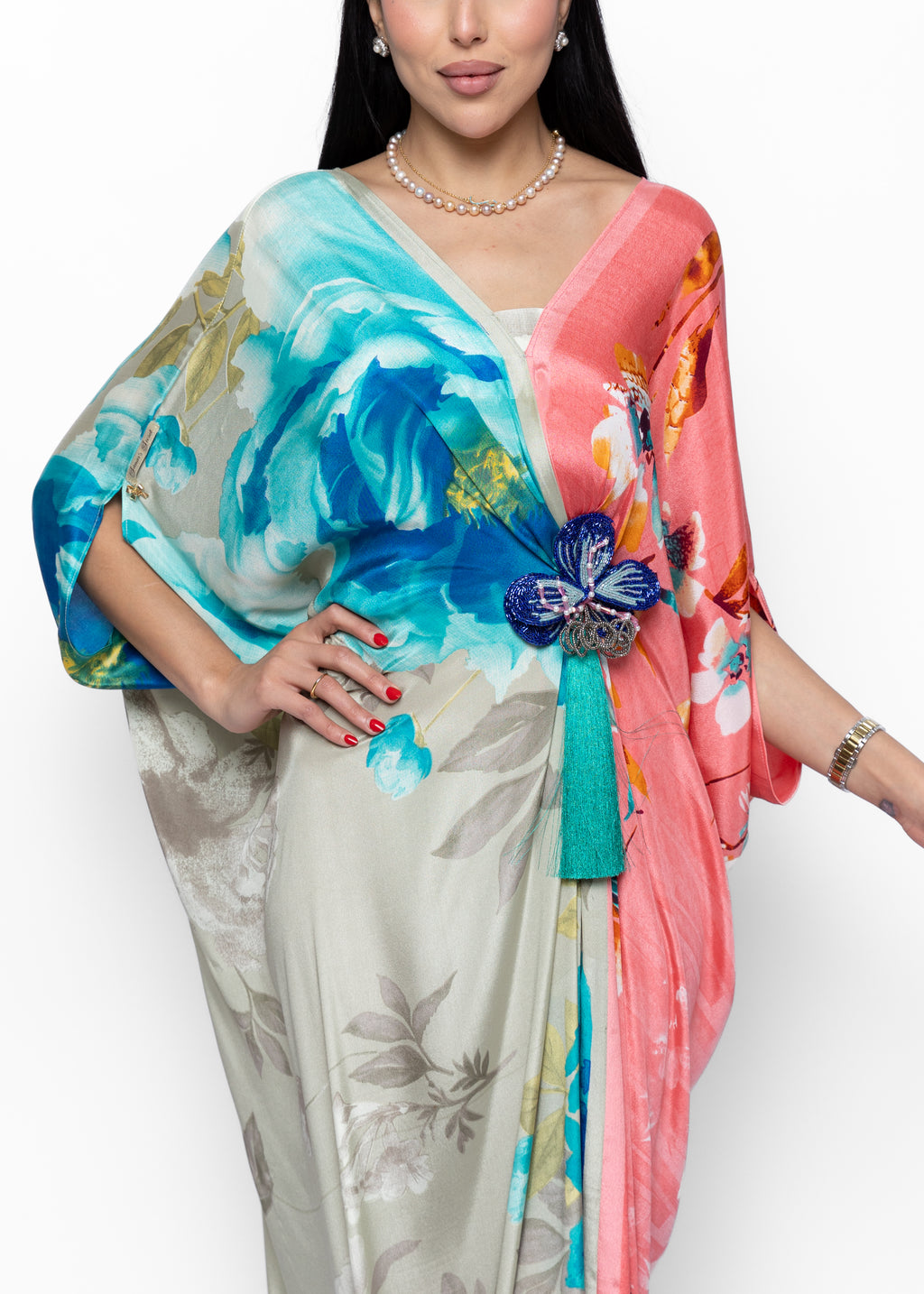 Razan Bloom Butterfly Kaftan
