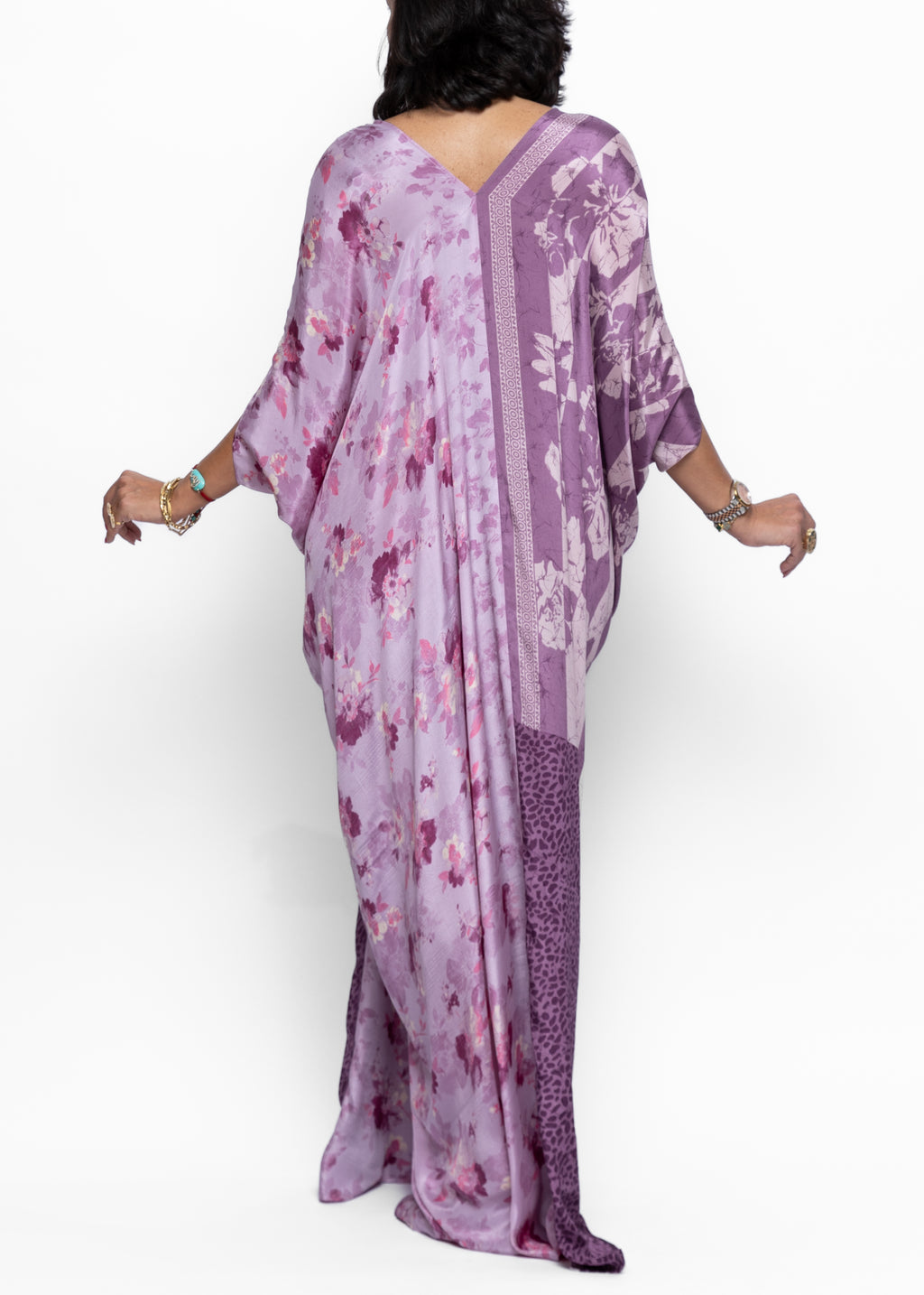 Hanin Butterfly Brooch Silk Couture Kaftan