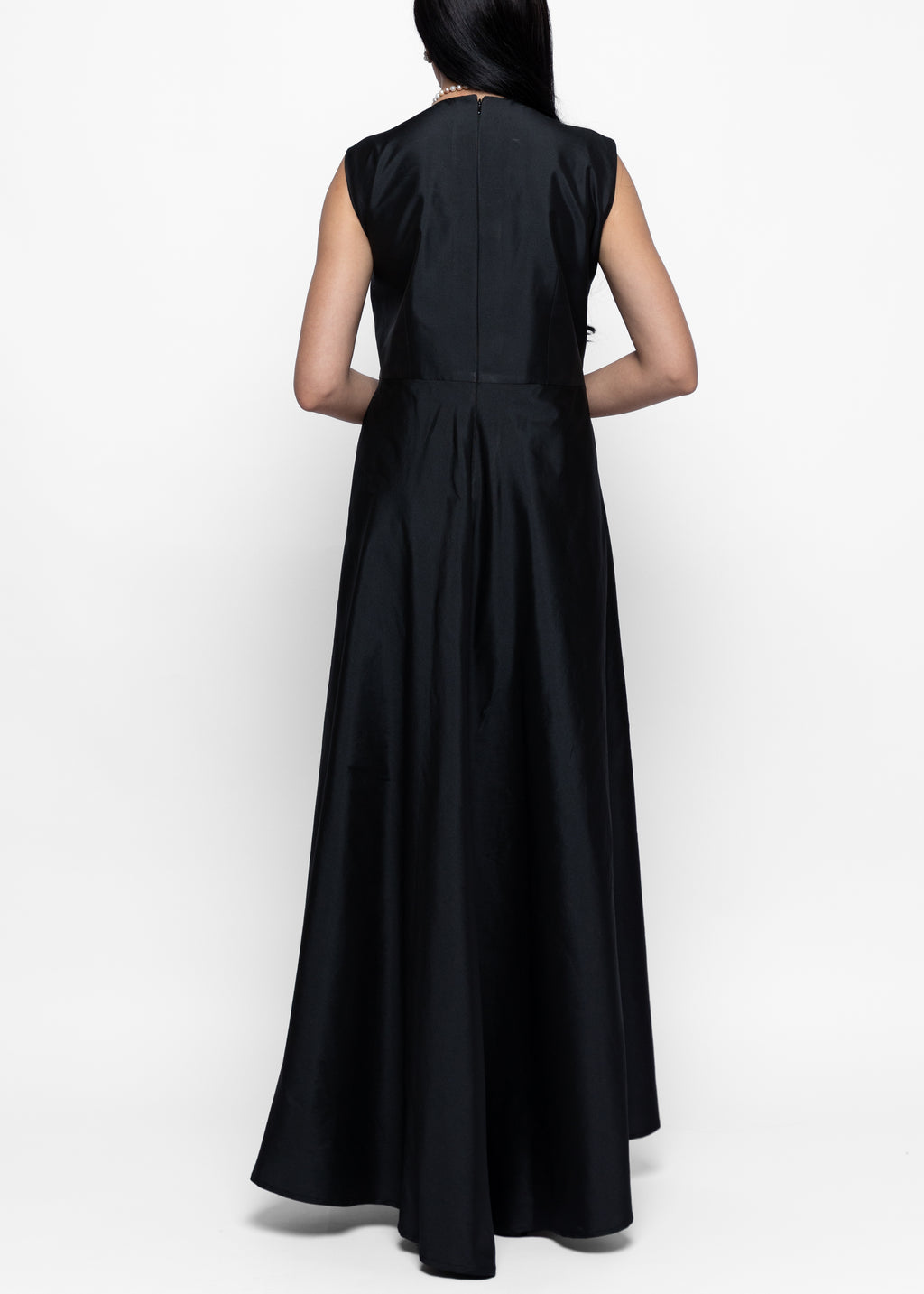 Shaima Noir Golden Eye Dress & Cape