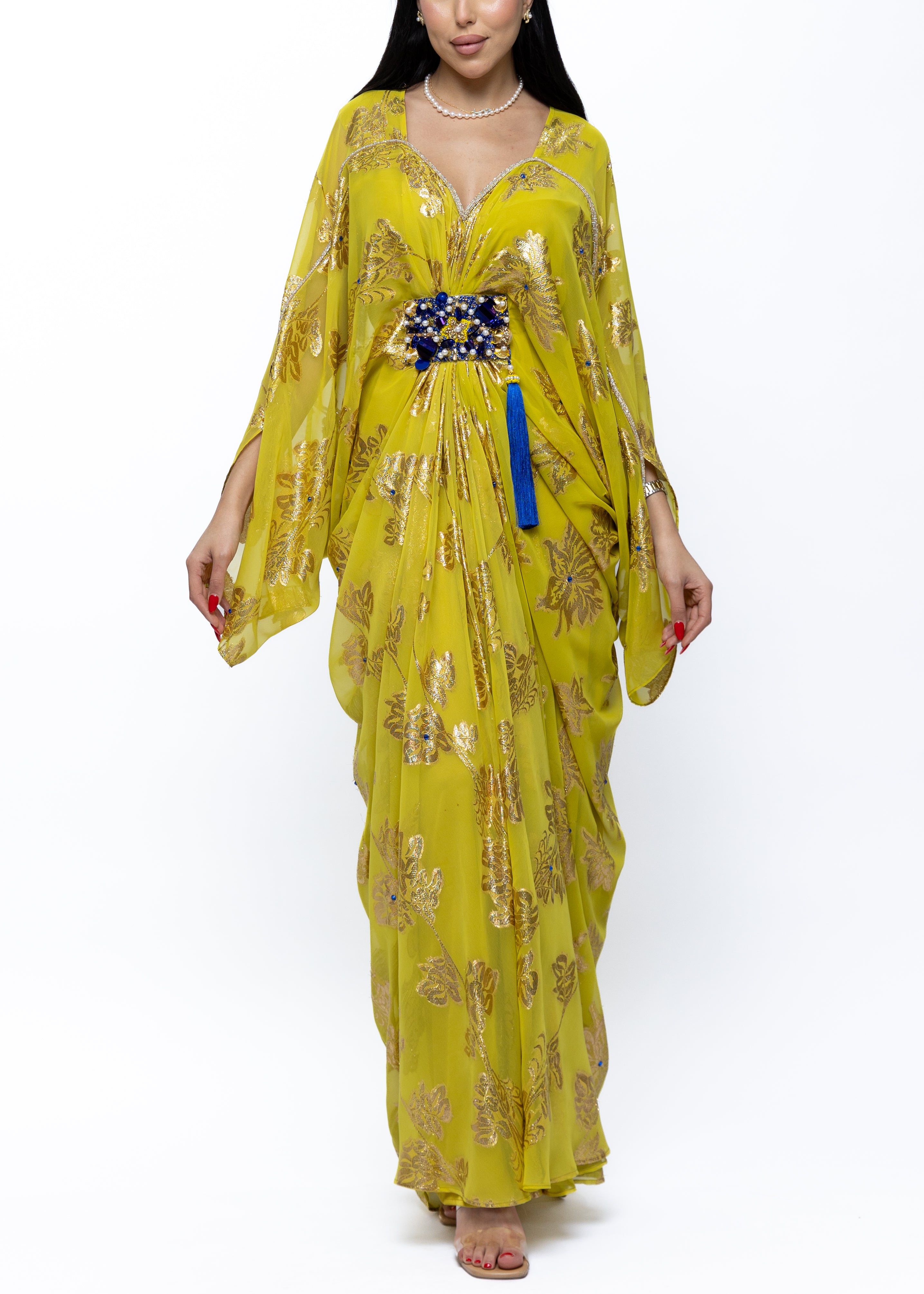 Rand Zari Couture Kaftan