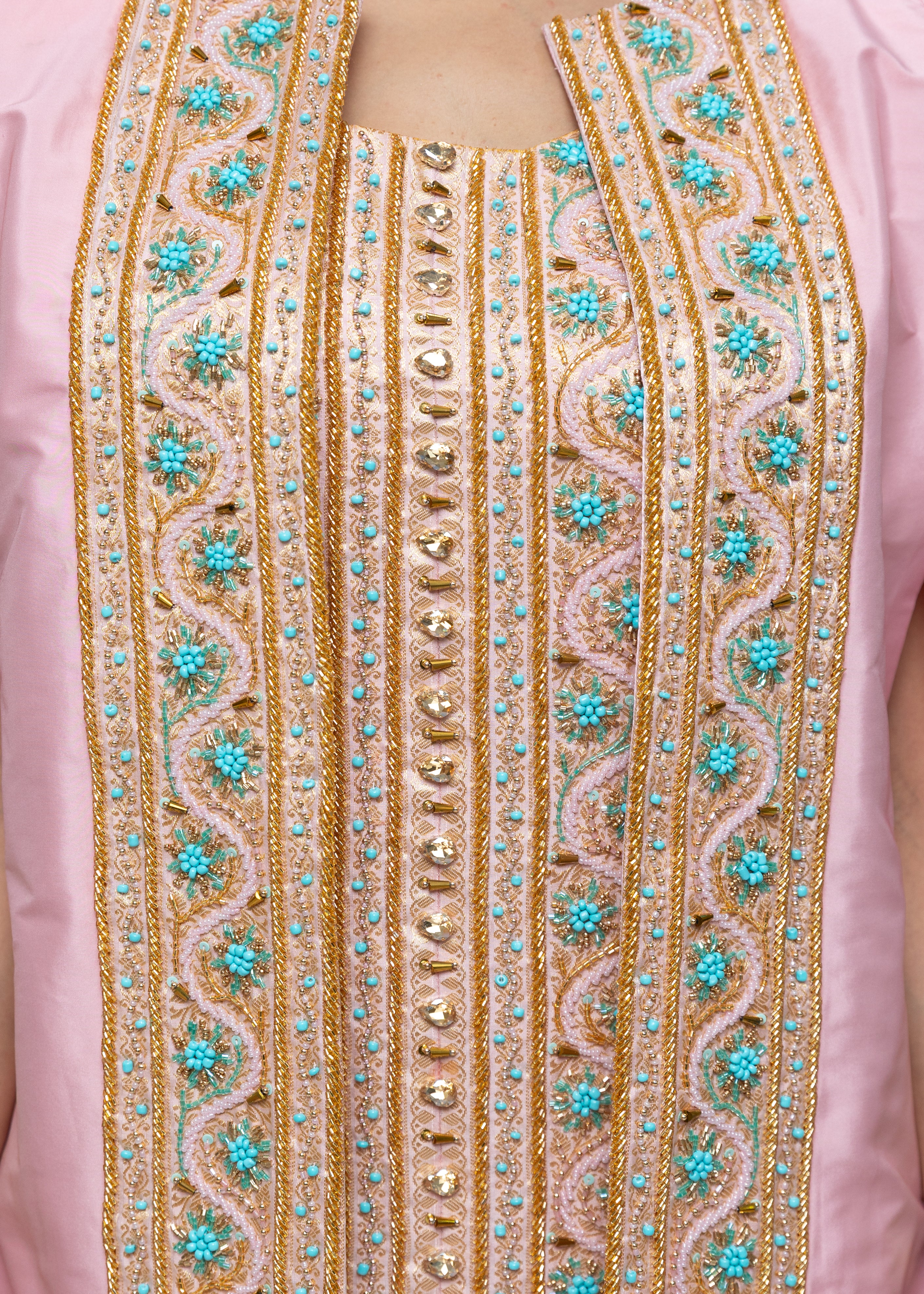 Nour Couture Silk Cape