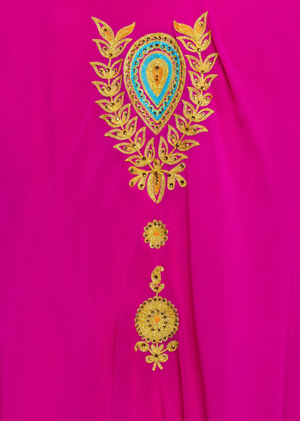 Mona Fuchsia Veil Cape