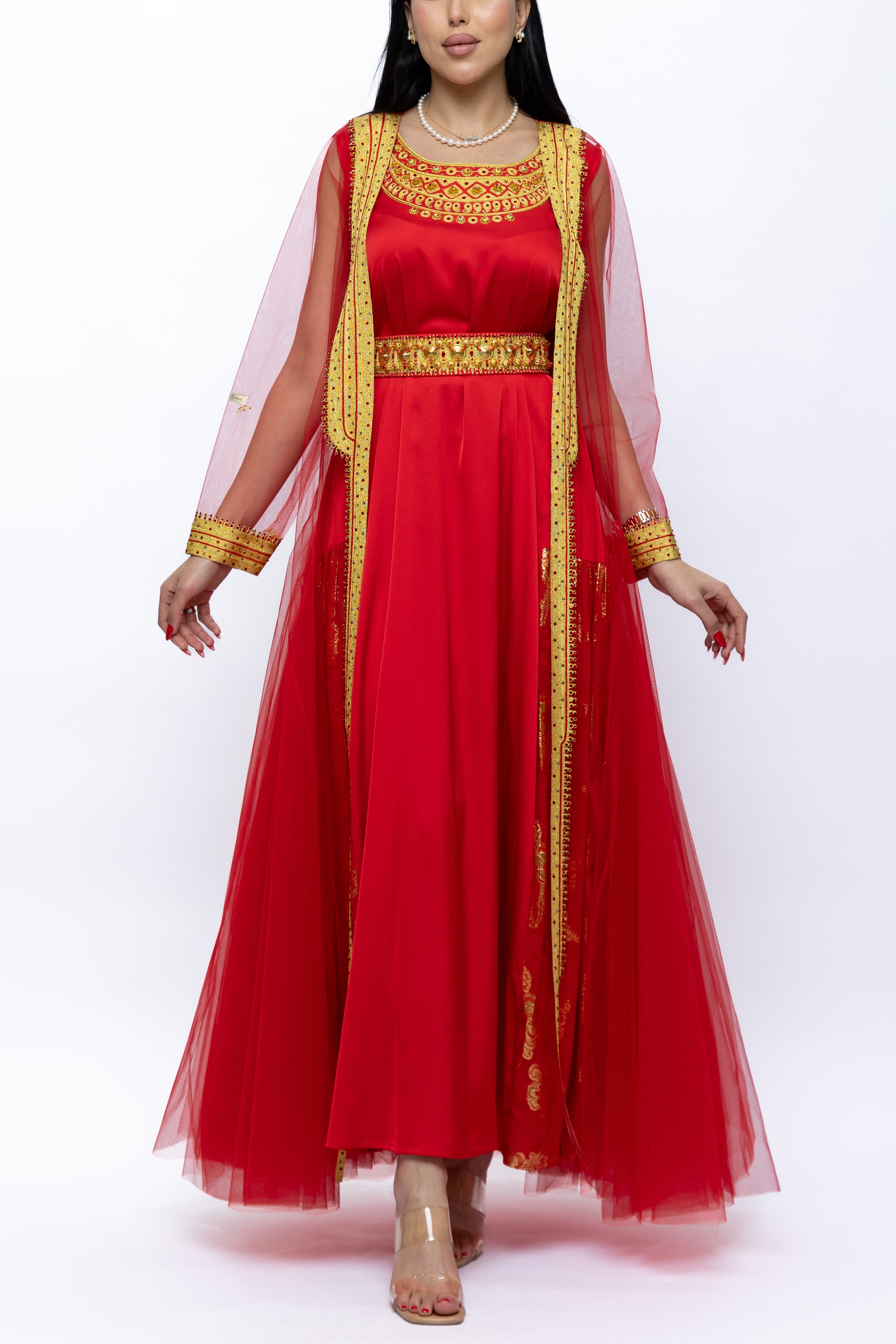 Jouri Couture Tulle Bisht