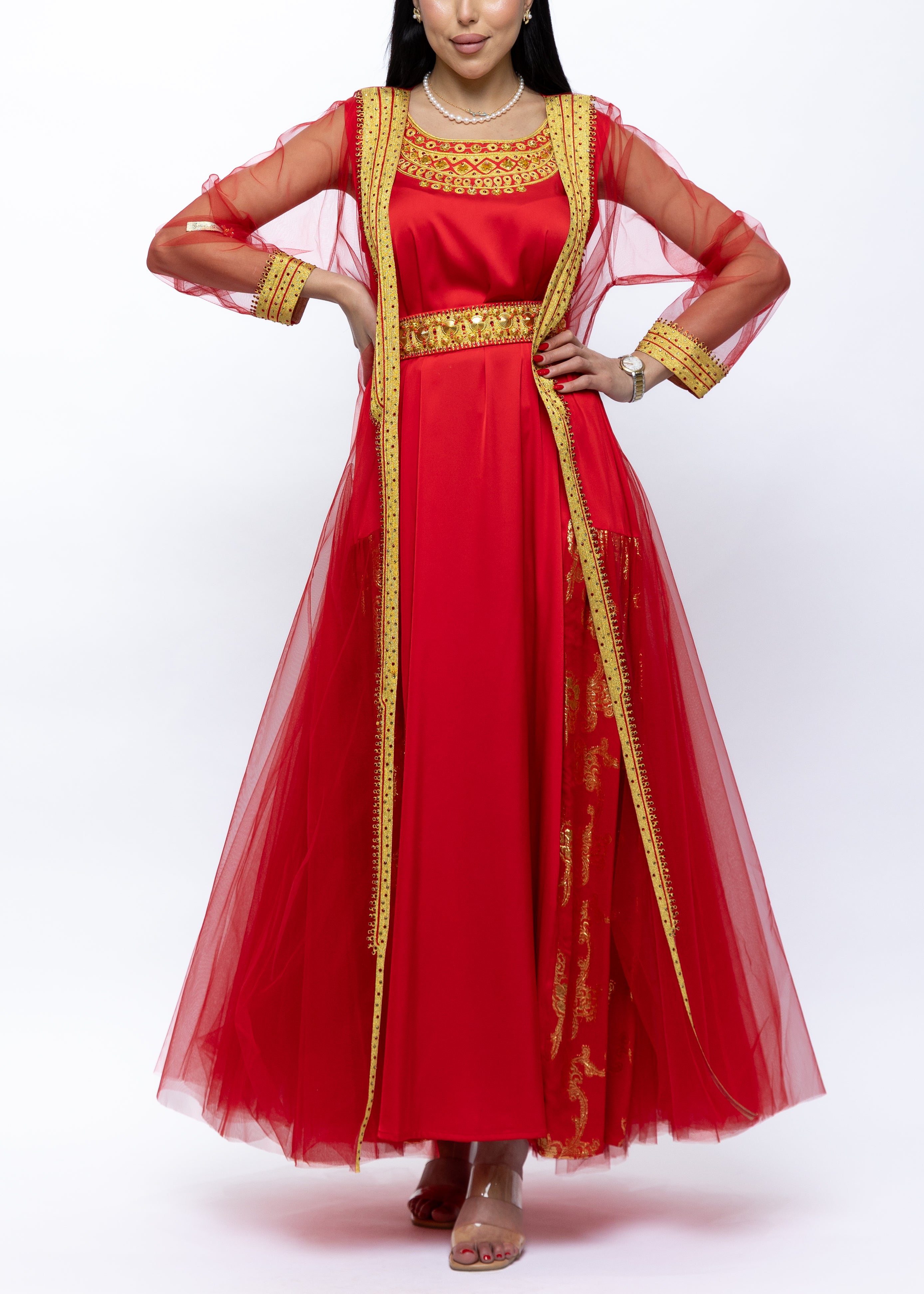 Jouri Couture Tulle Bisht
