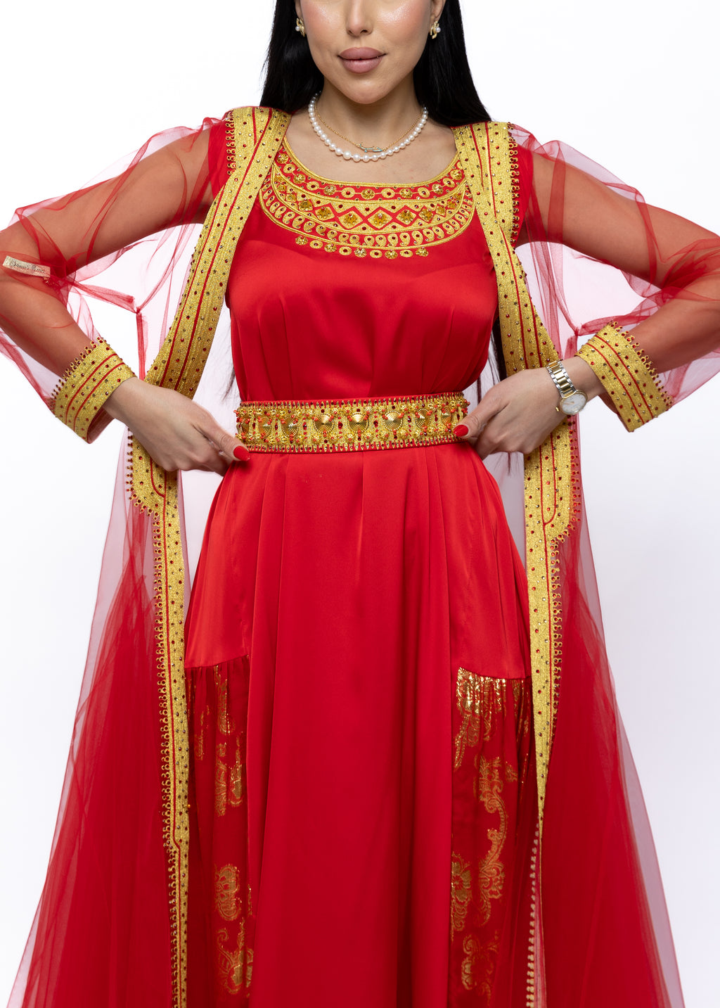 Jouri Couture Tulle Bisht