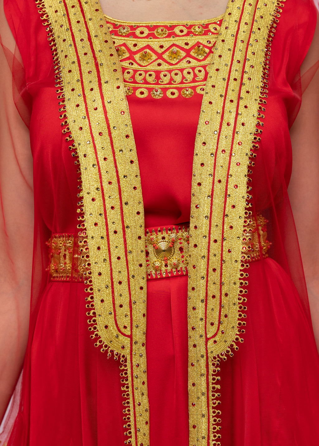 Jouri Couture Tulle Bisht