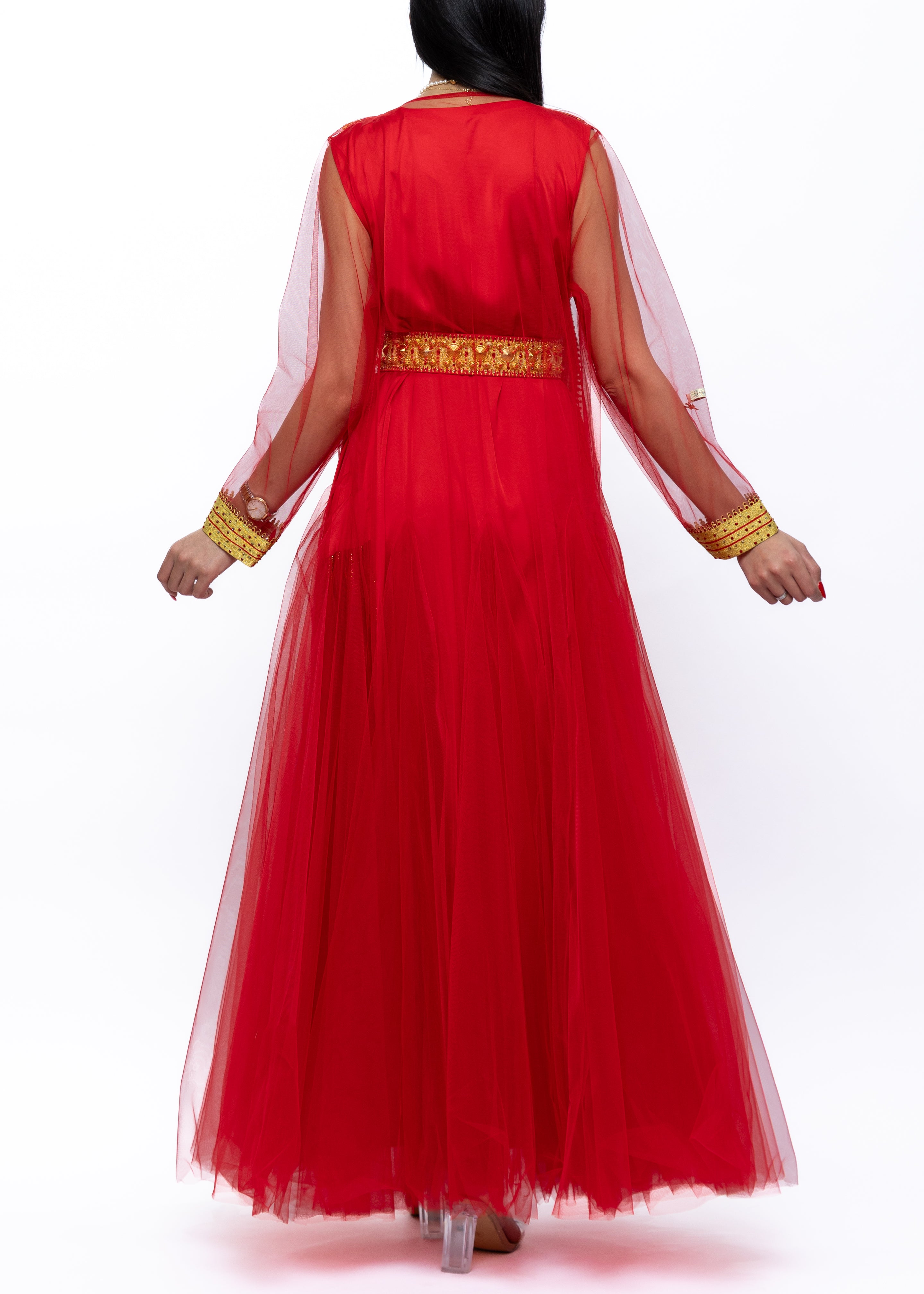 Jouri Couture Tulle Bisht