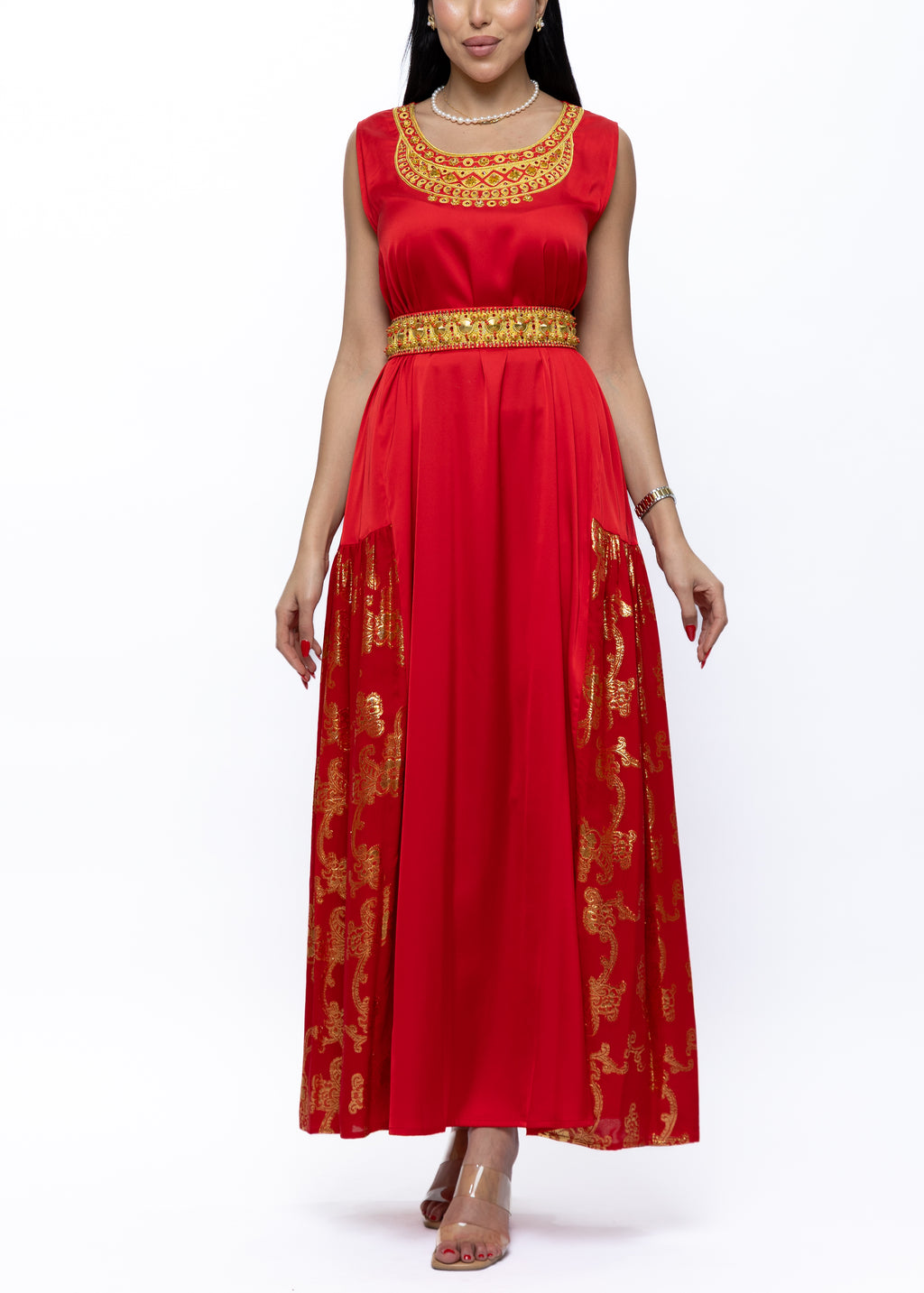Jouri Royal Henna Dress