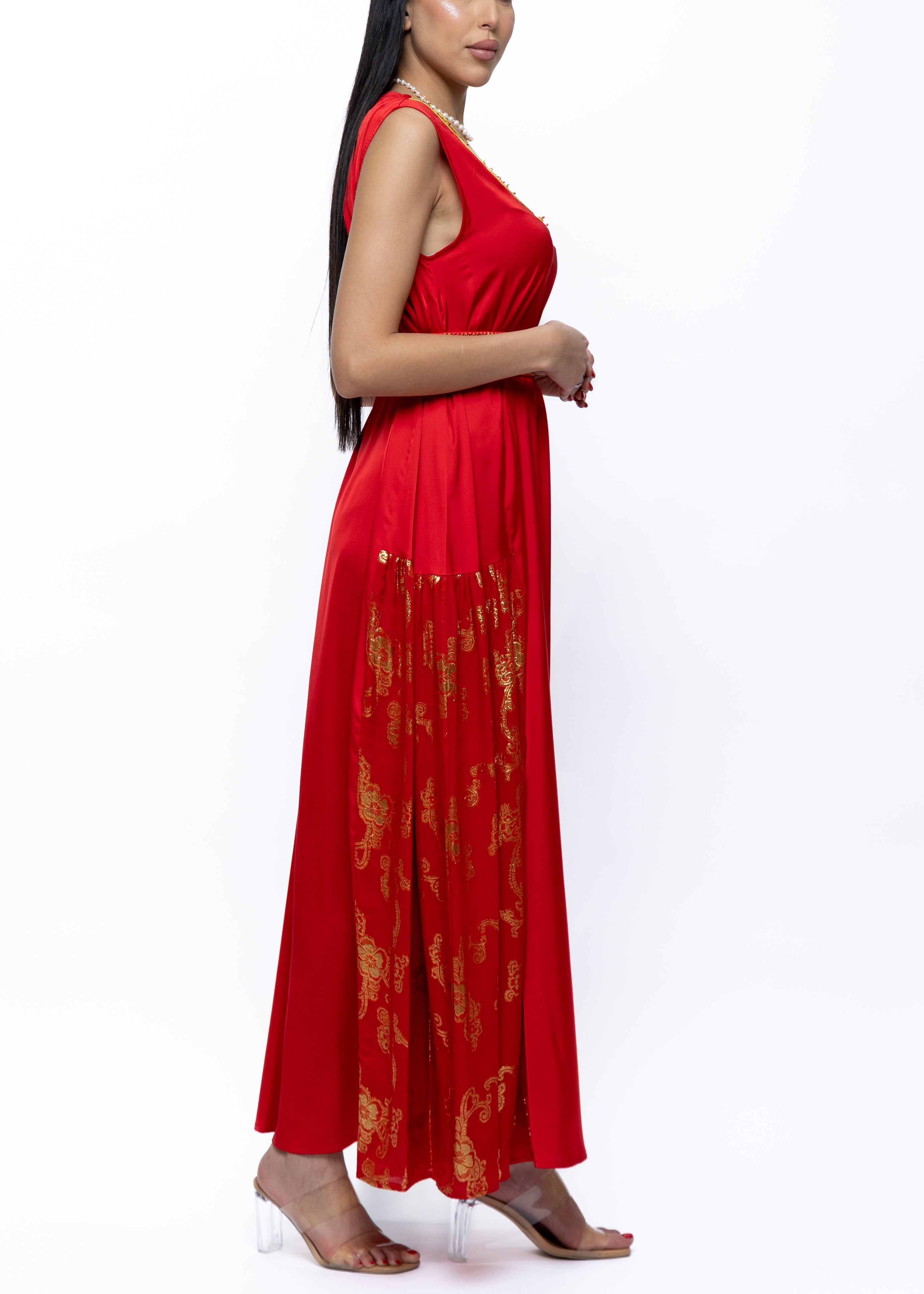 Jouri Royal Henna Dress