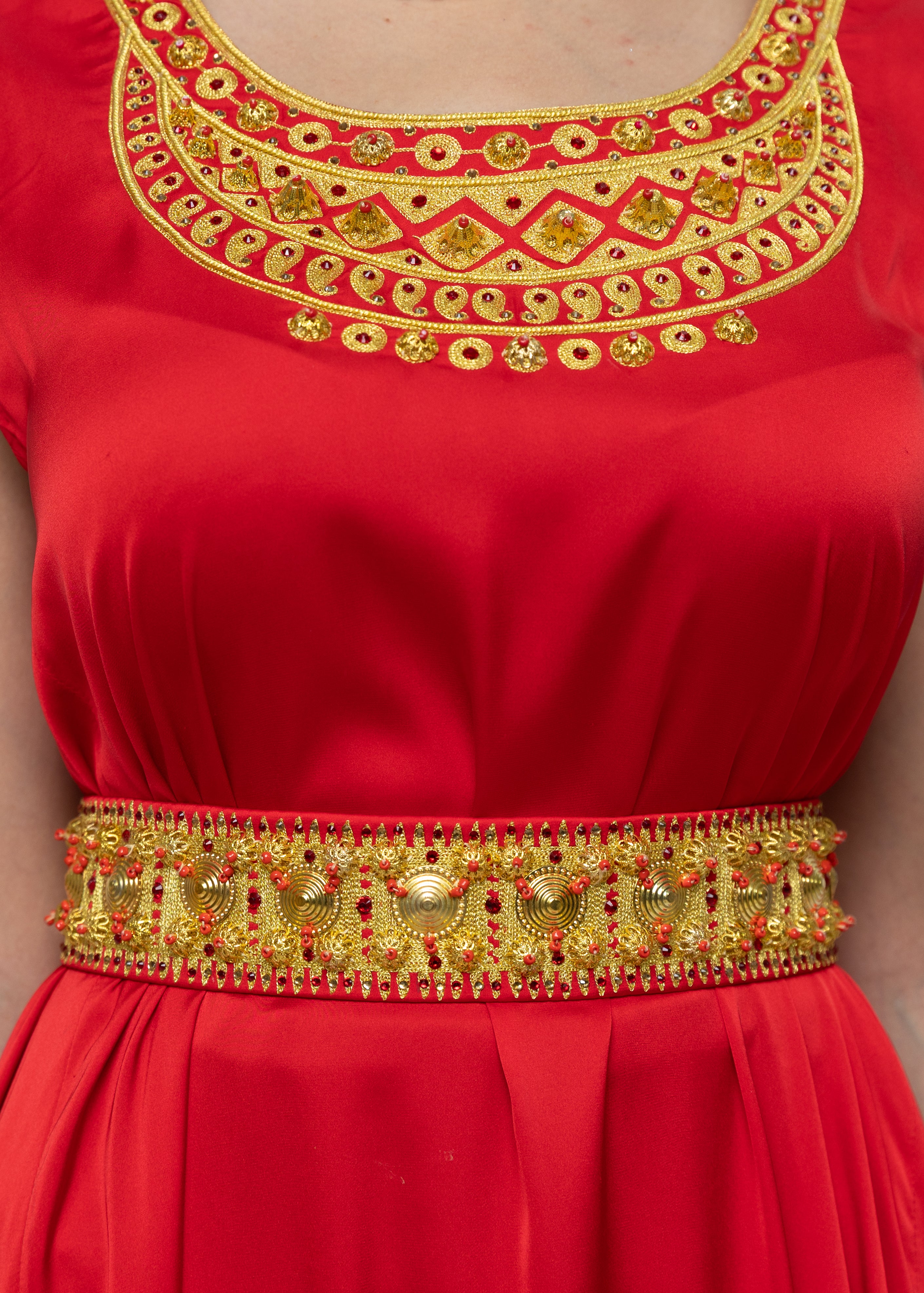 Jouri Royal Henna Dress