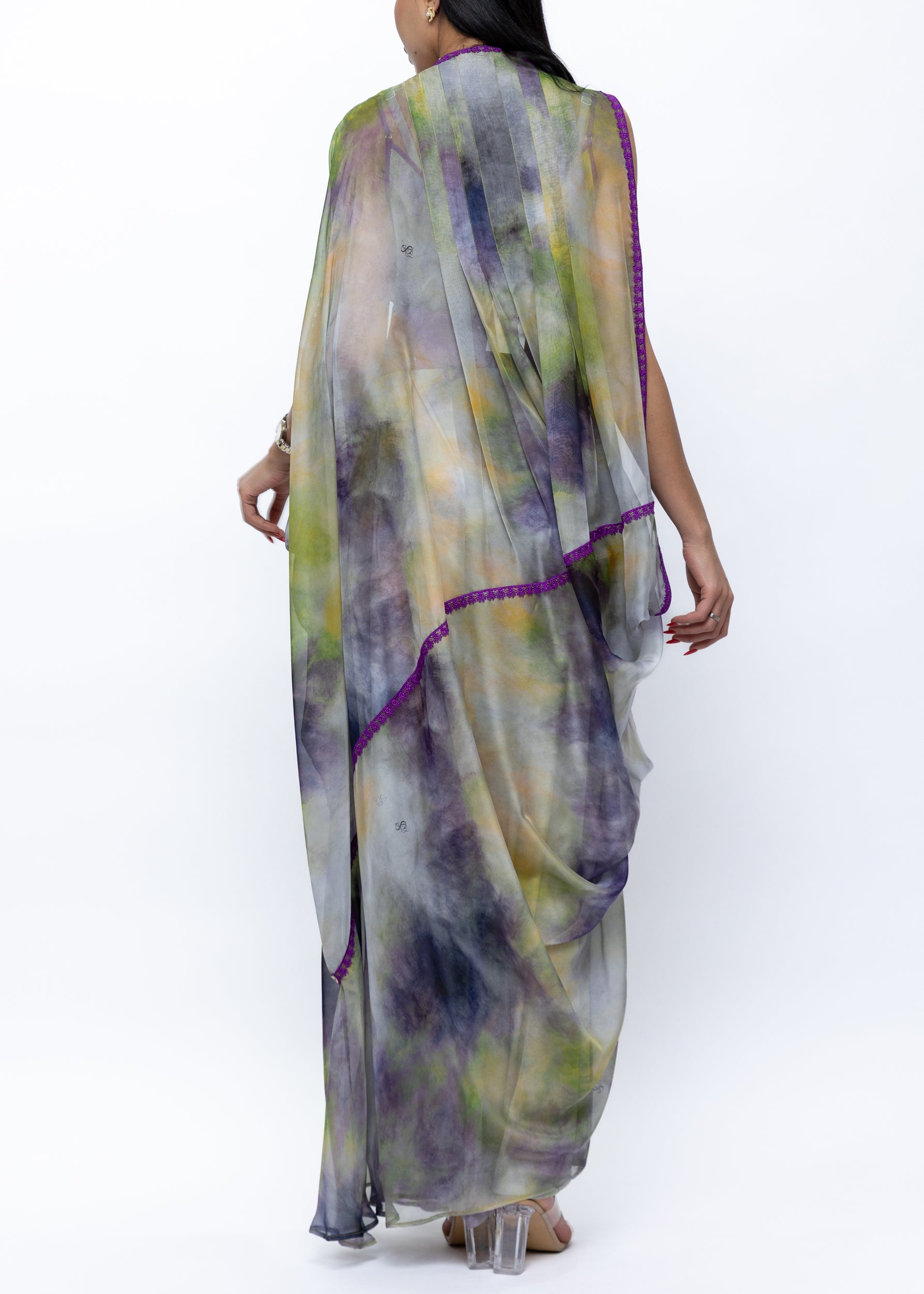 Layal Layered Kaftan & Jumpsuit Set
