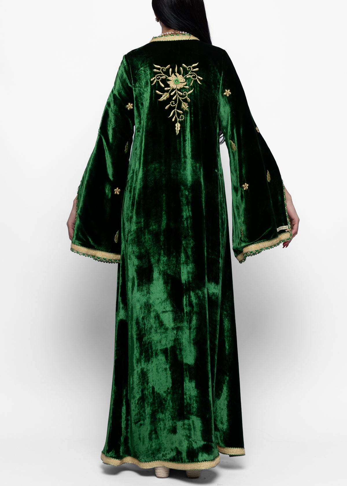 Wafa Forest Gold Kaftan