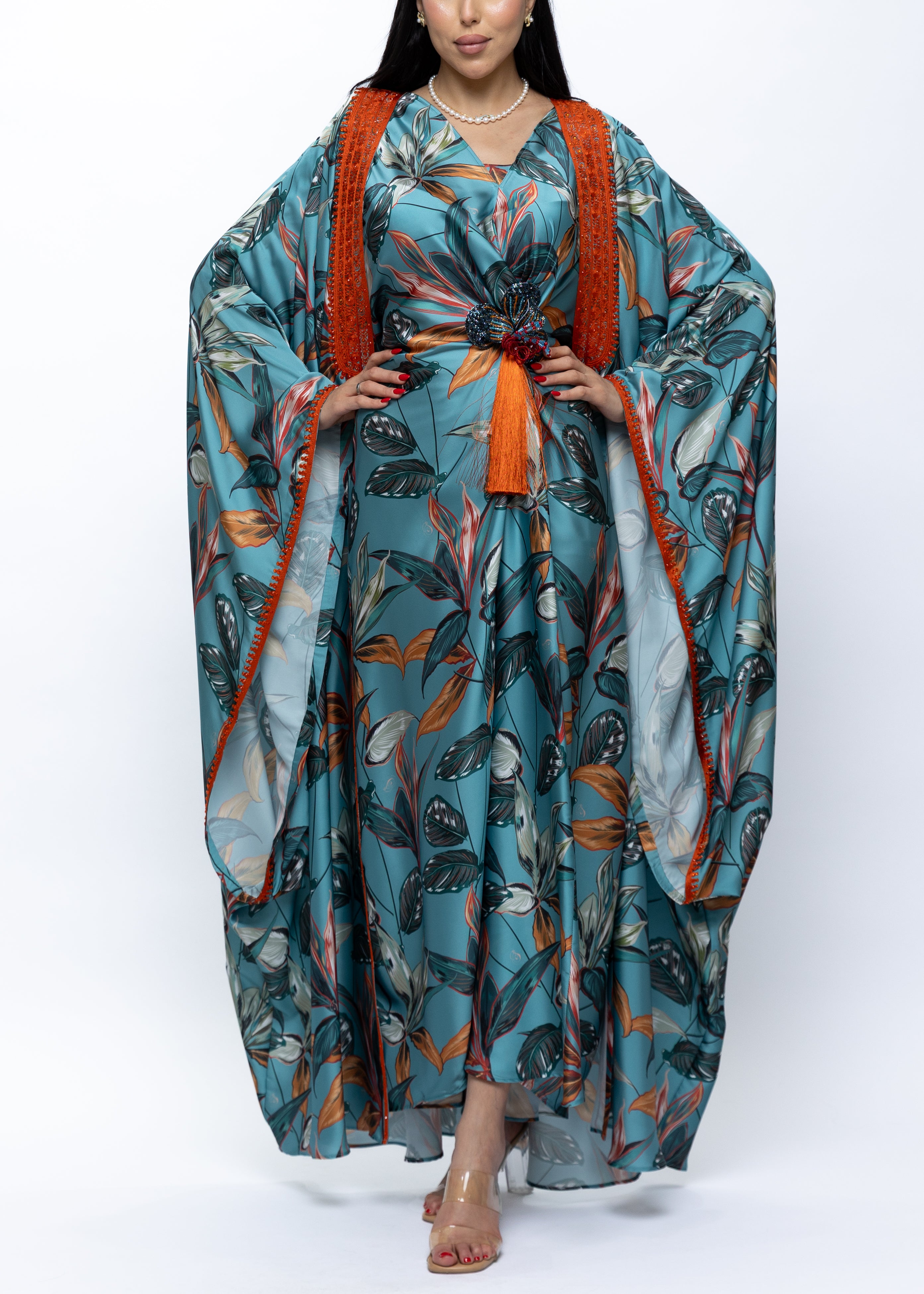 Farasha Bisht Tropical Butterfly Print