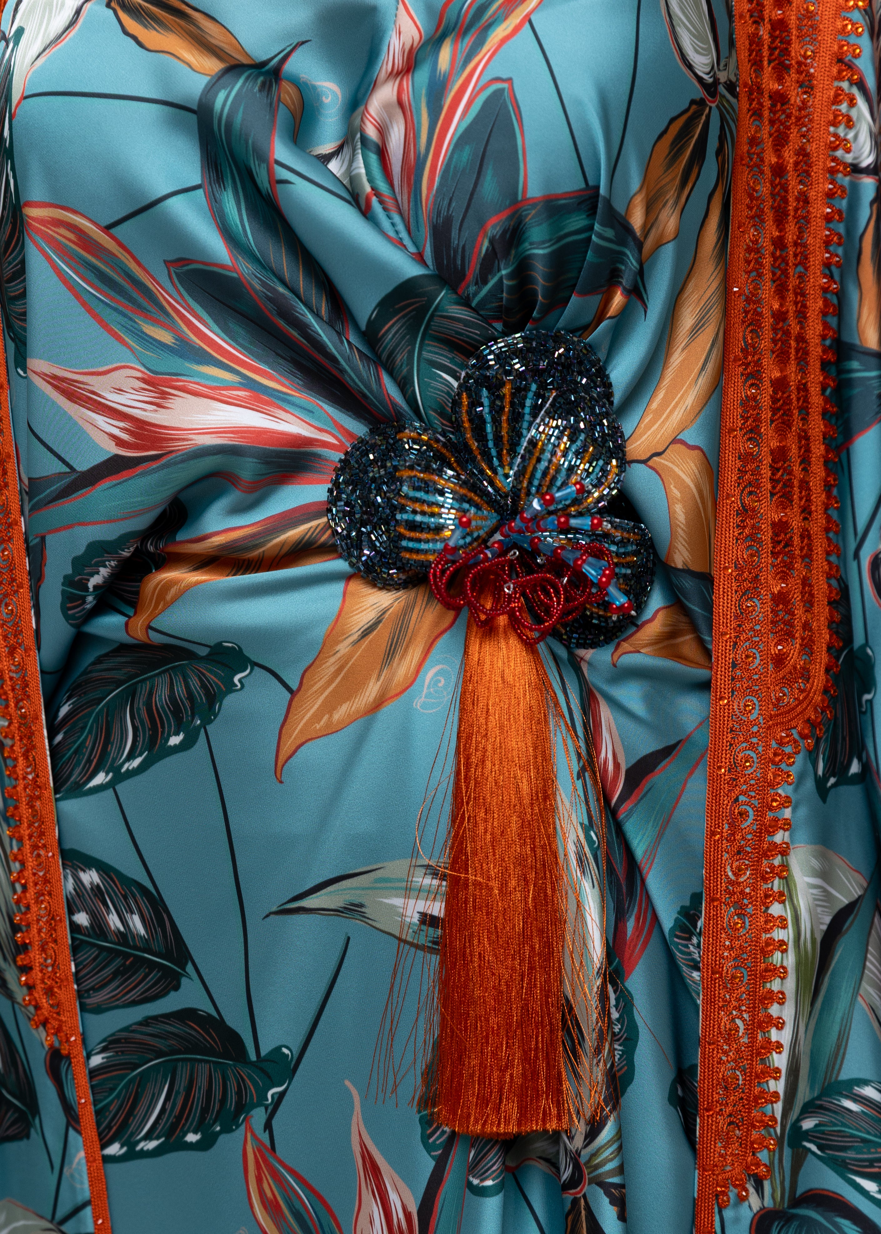 Farasha Bisht Tropical Butterfly Print