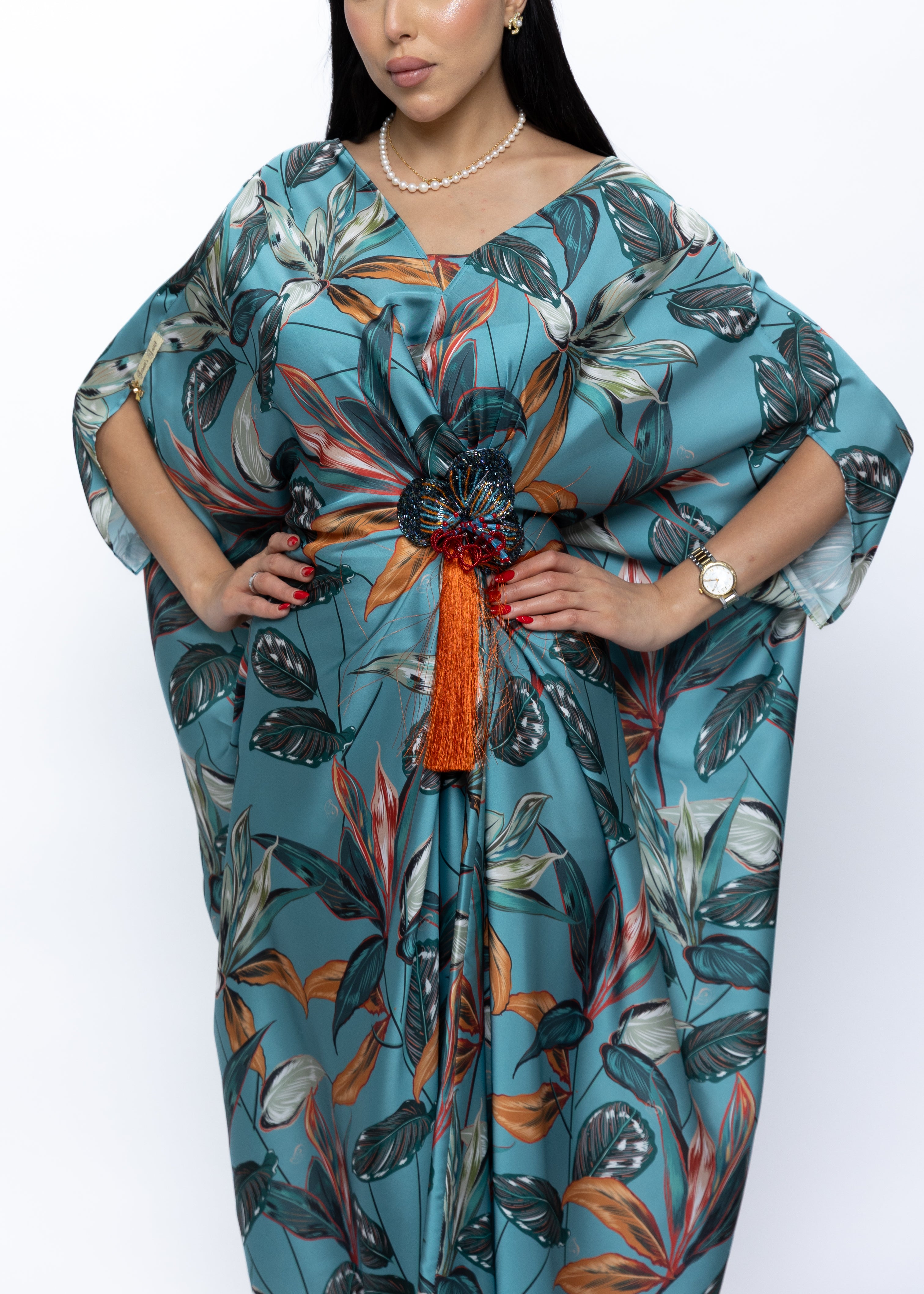 Farasha Butterfly Brooch Dress