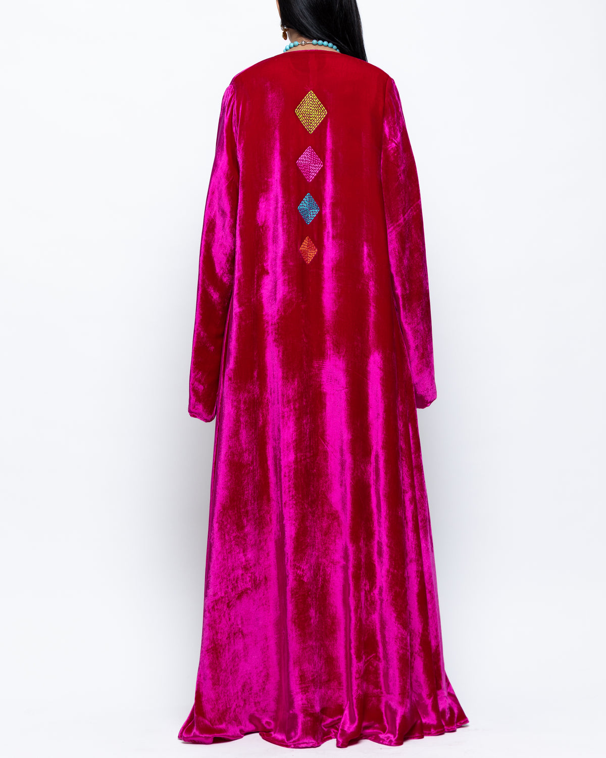 Zahra Fuchsia Carnival Bisht