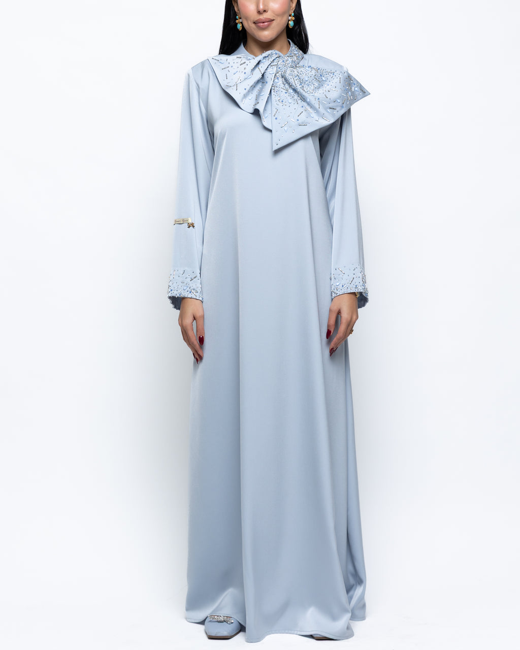 Huyam Big Bow Statement Kaftan