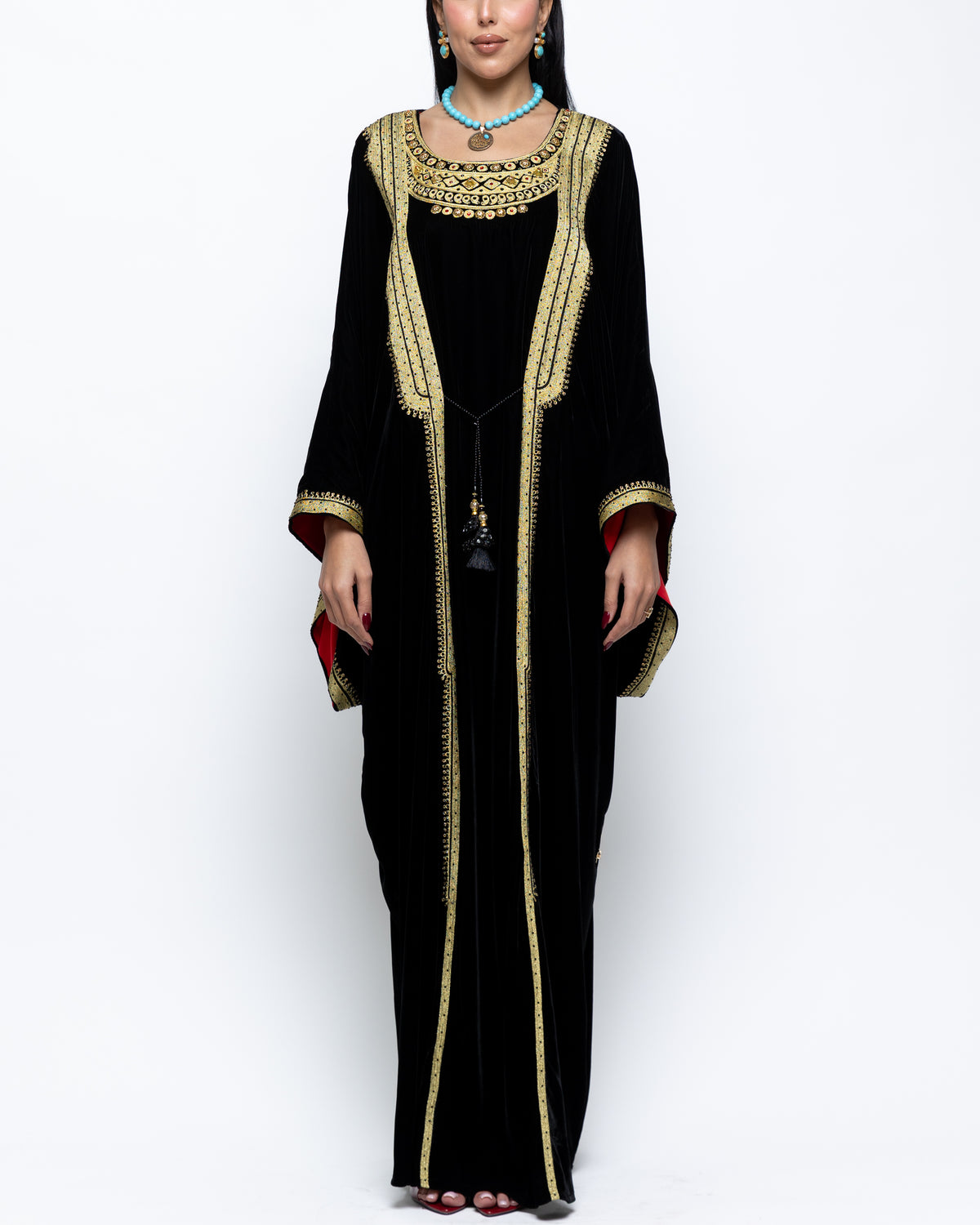 Sadeem Noir Tassel Jalabiya