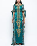 Nouf Henna Abaya in Lebanese Design