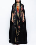 Lujain Black Rezmir Layered Cape